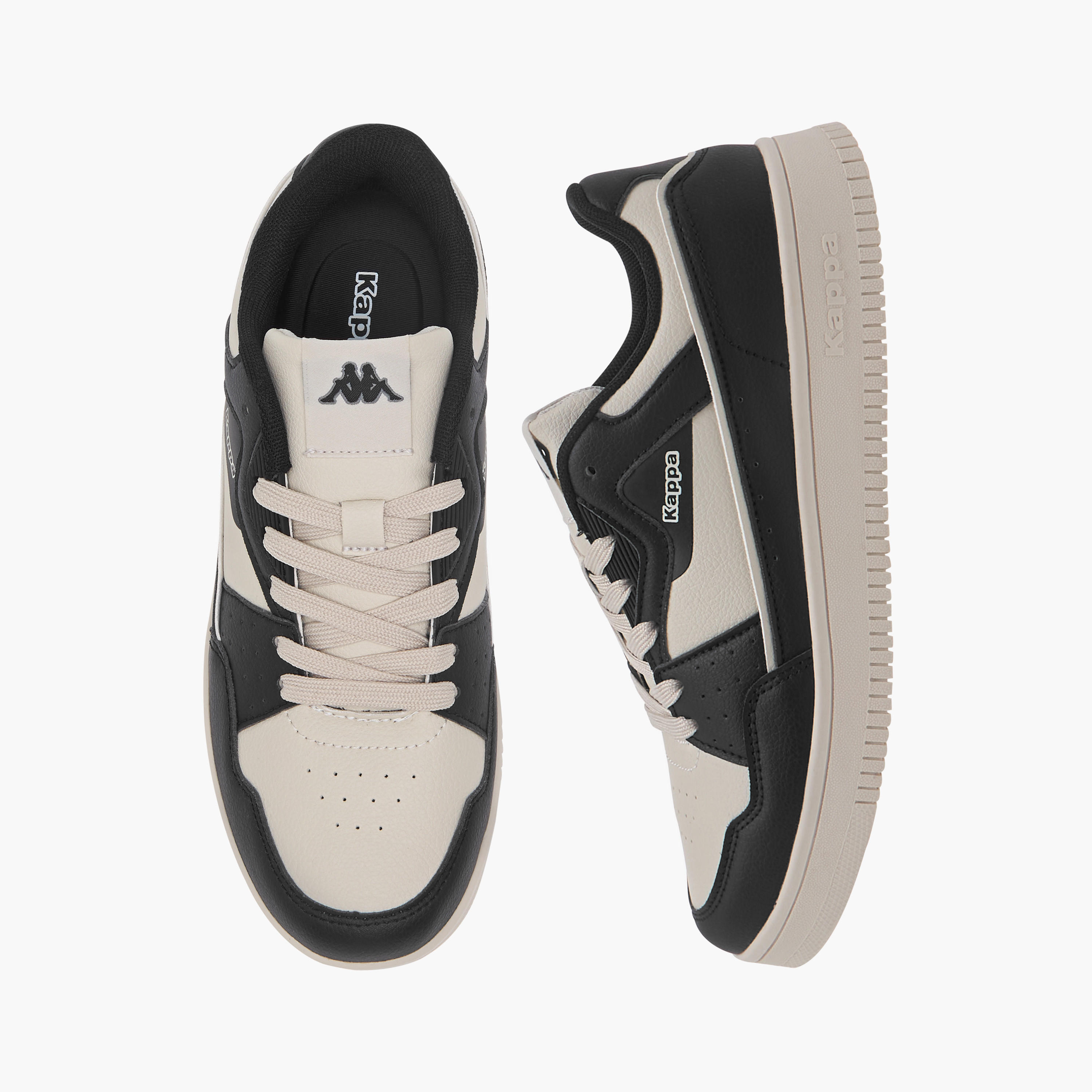Kappa Women's Colourblock Sneakers with Lace-Up Closure-women-shoes-sneakers-image-1
