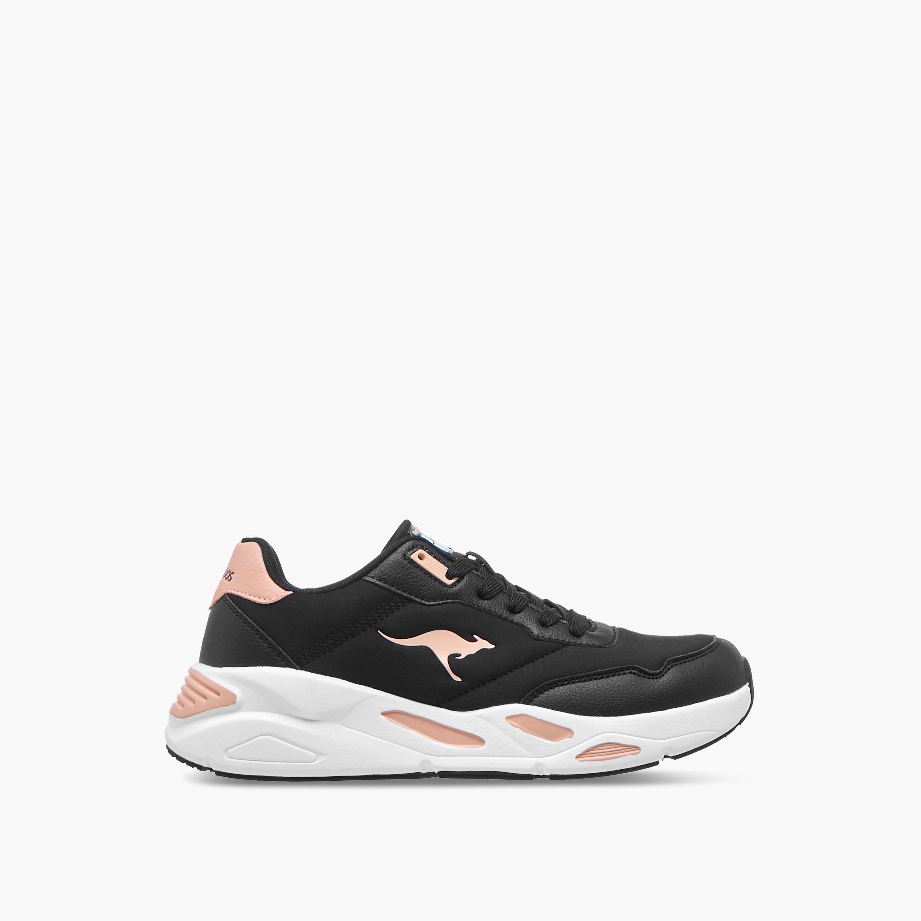 KangaROOS Women's Colourblock Sports Shoes with Lace-Up Closure-women-shoes-sneakers-image-3