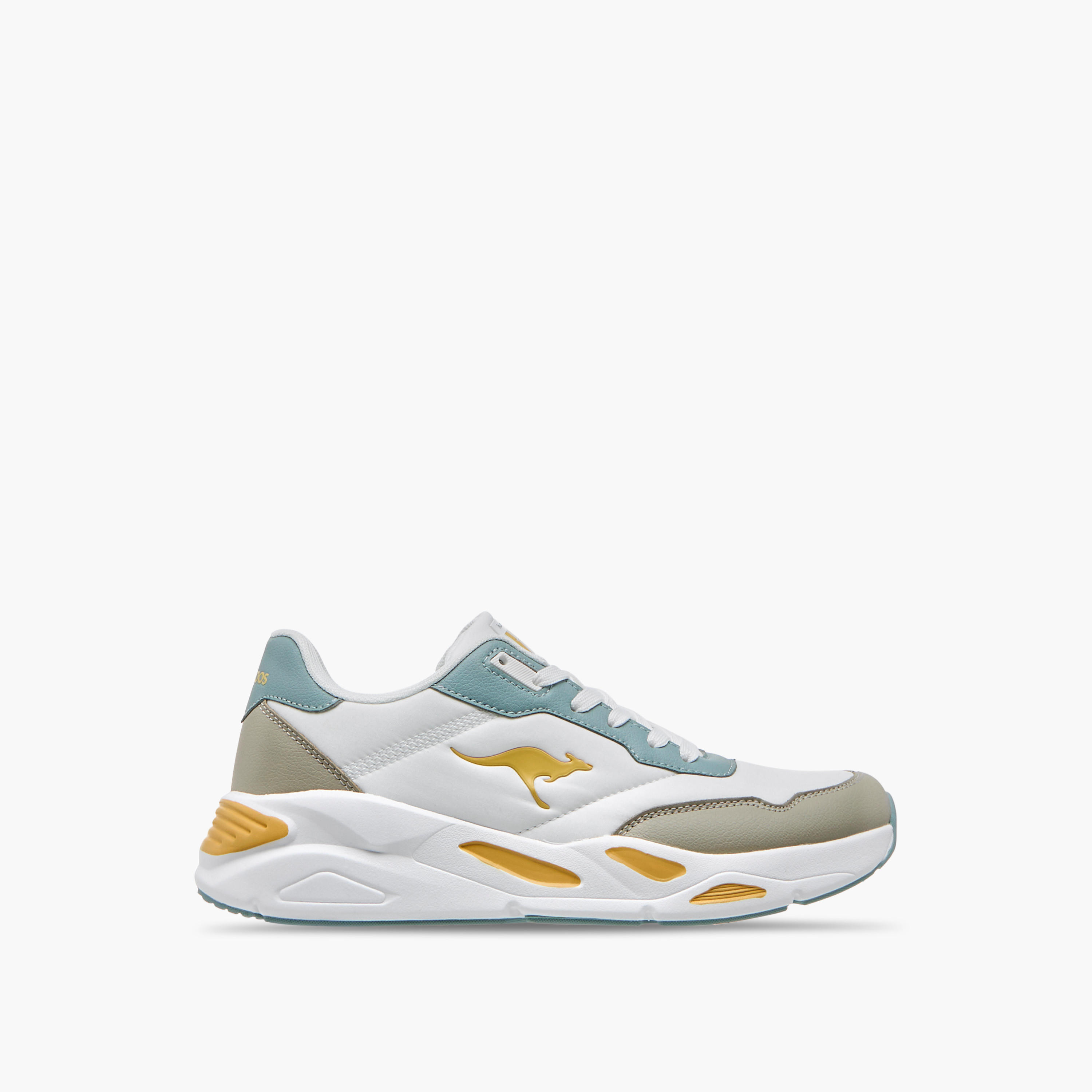 KangaROOS Women's Colourblock Sports Shoes with Lace-Up Closure-women-shoes-sneakers-image-3