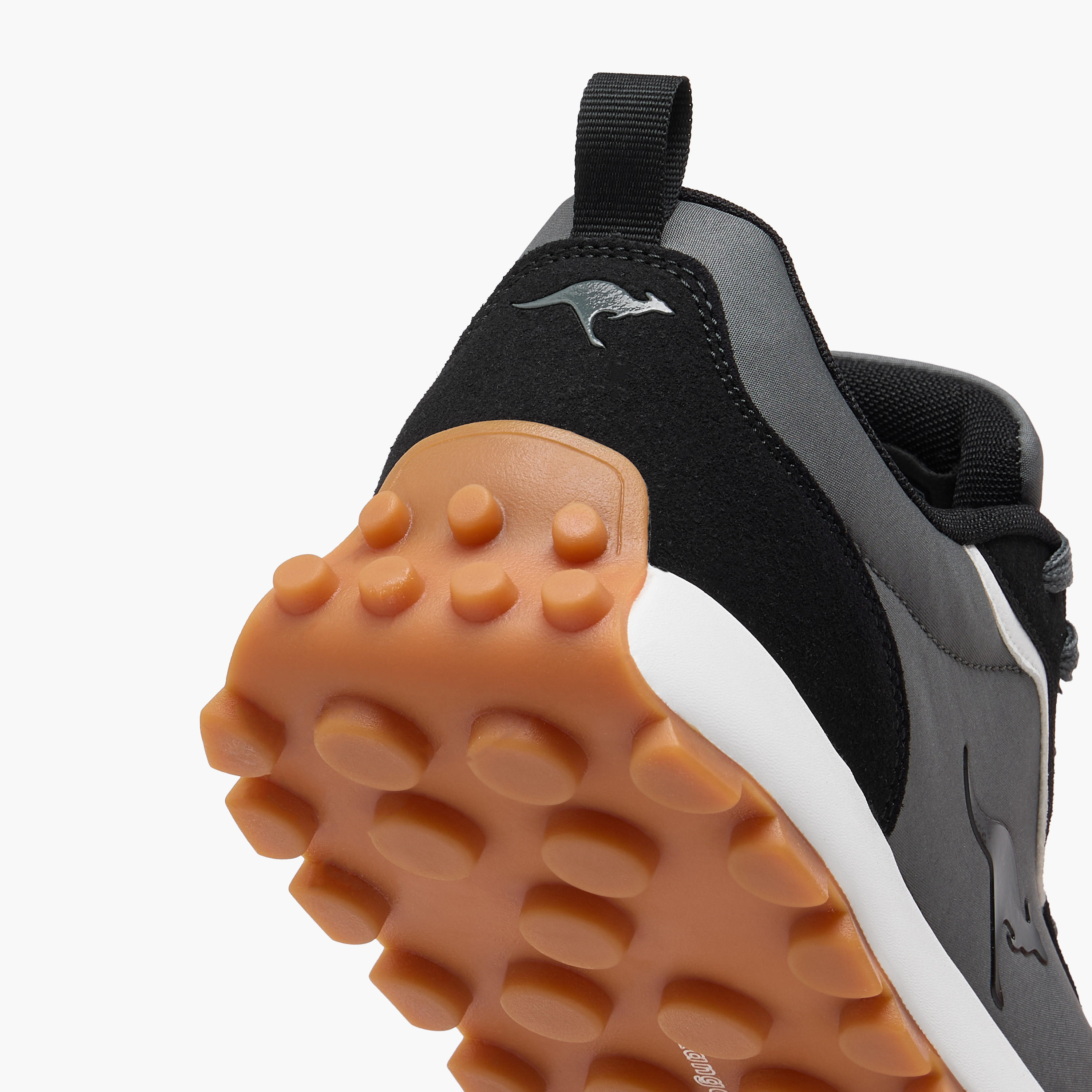 KangaROOS Men's Panelled Lace-Up Sneakers with Pull Tab-men-shoes-sneakers-image-7