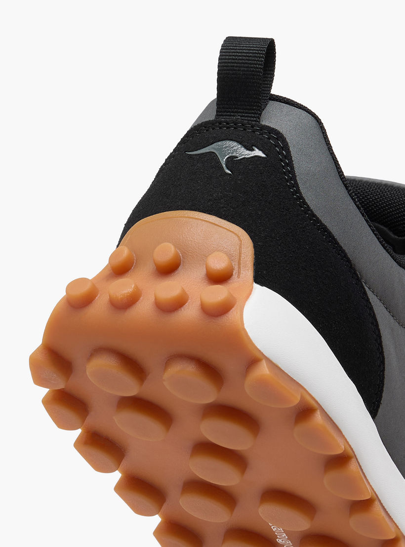 KangaROOS Men's Panelled Lace-Up Sneakers with Pull Tab-men-shoes-sneakers-image-7