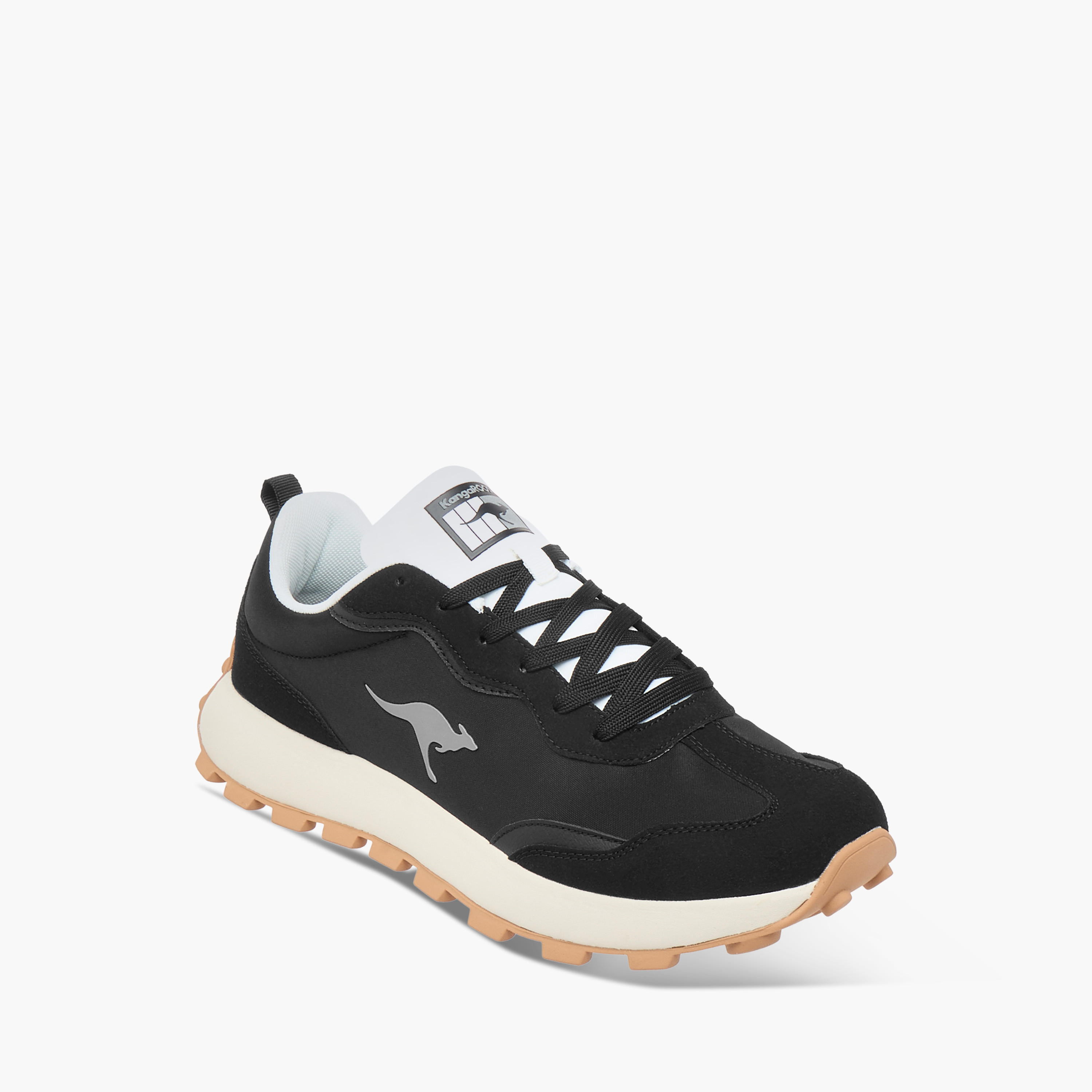 KangaROOS Men's Logo Print Sports Shoes with Lace-Up Closure-sports-men-shoes-image-2