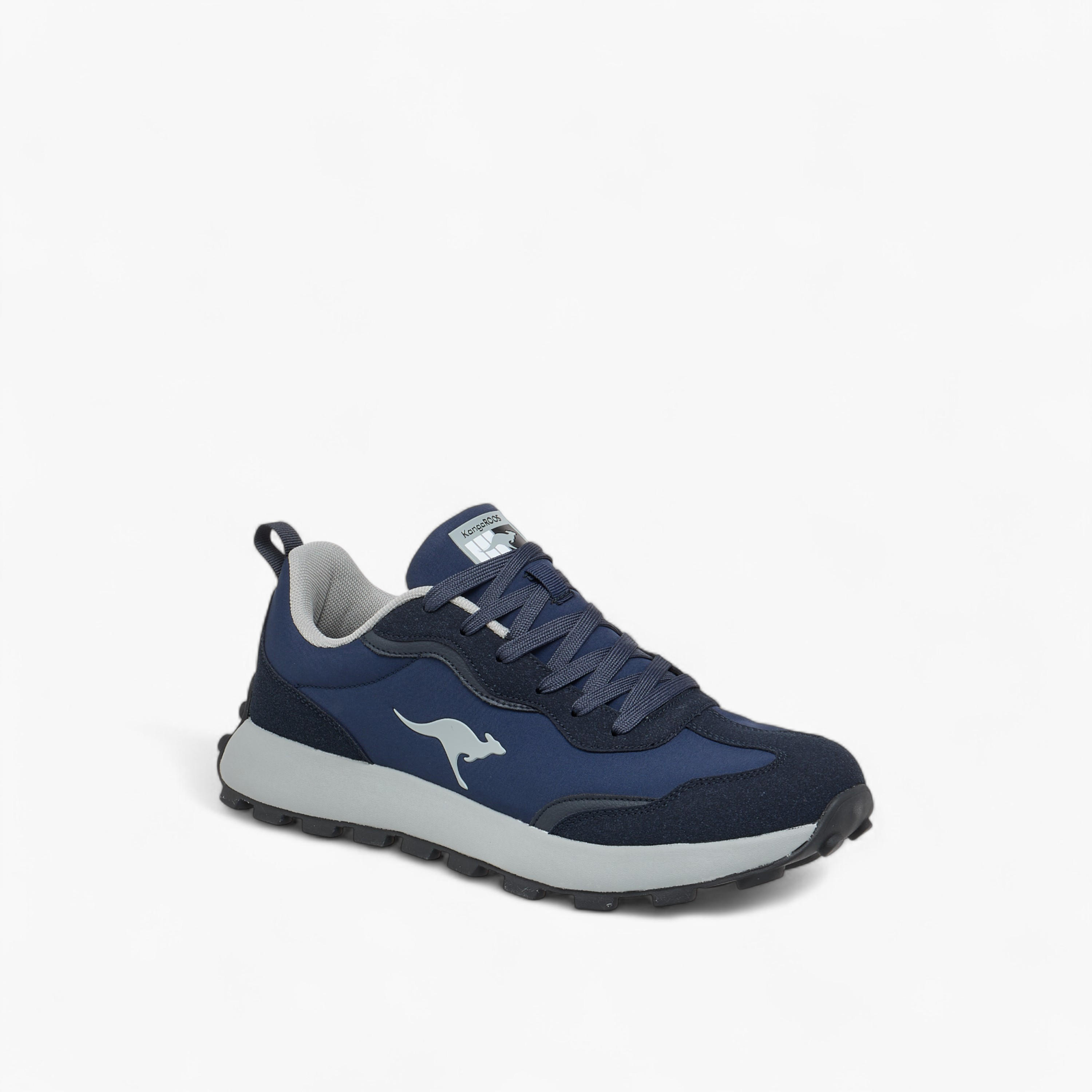 KangaROOS Men's Panelled Sneakers with Lace-Up Closure-men-shoes-sneakers-image-4
