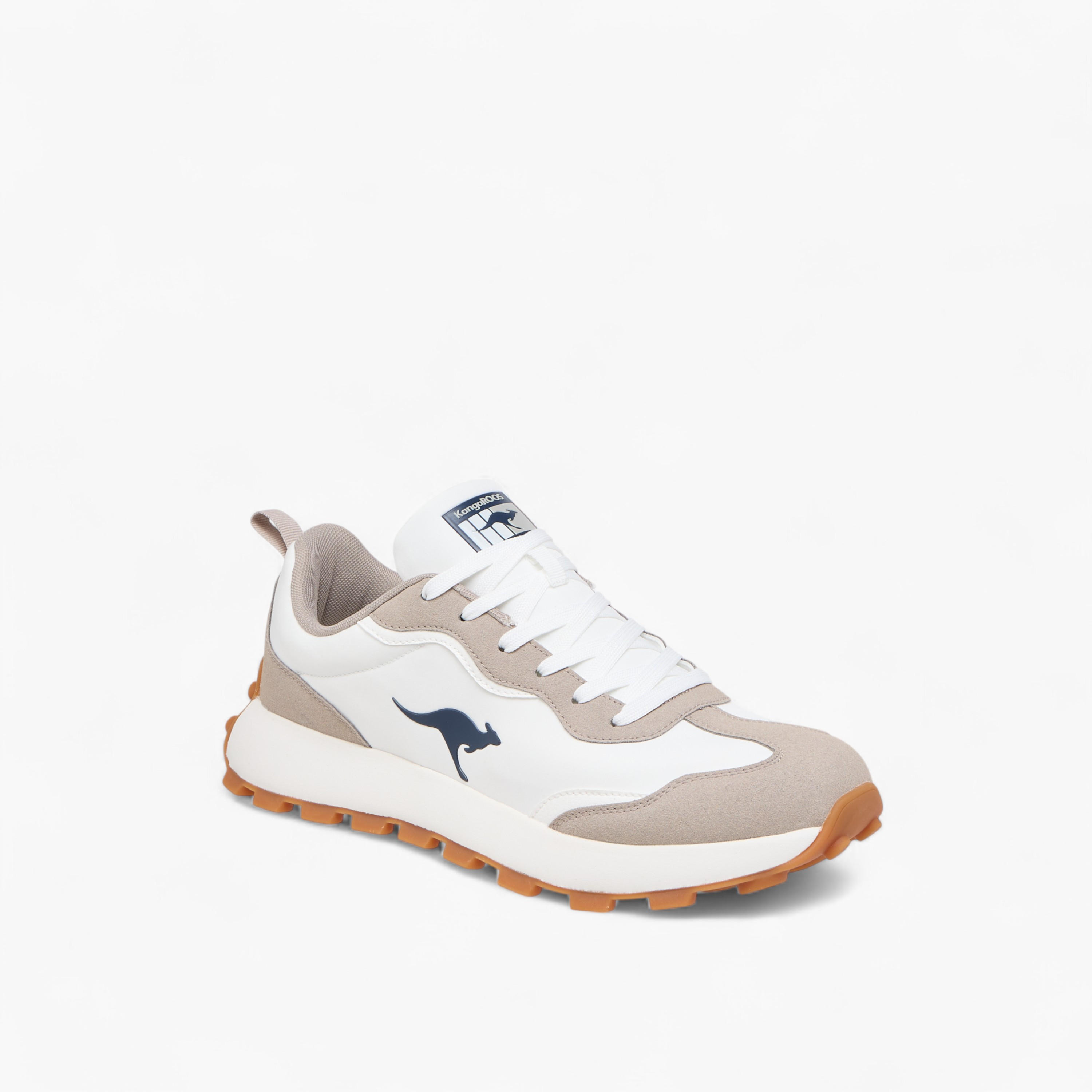 KangaROOS Men's Panelled Sneakers with Lace-Up Closure-men-shoes-sneakers-image-4