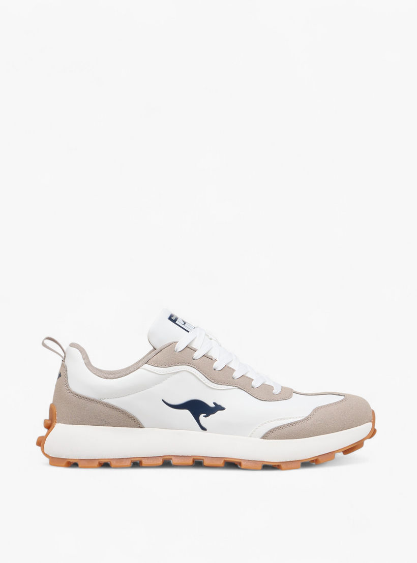 KangaROOS Men's Panelled Sneakers with Lace-Up Closure-men-shoes-sneakers-image-5