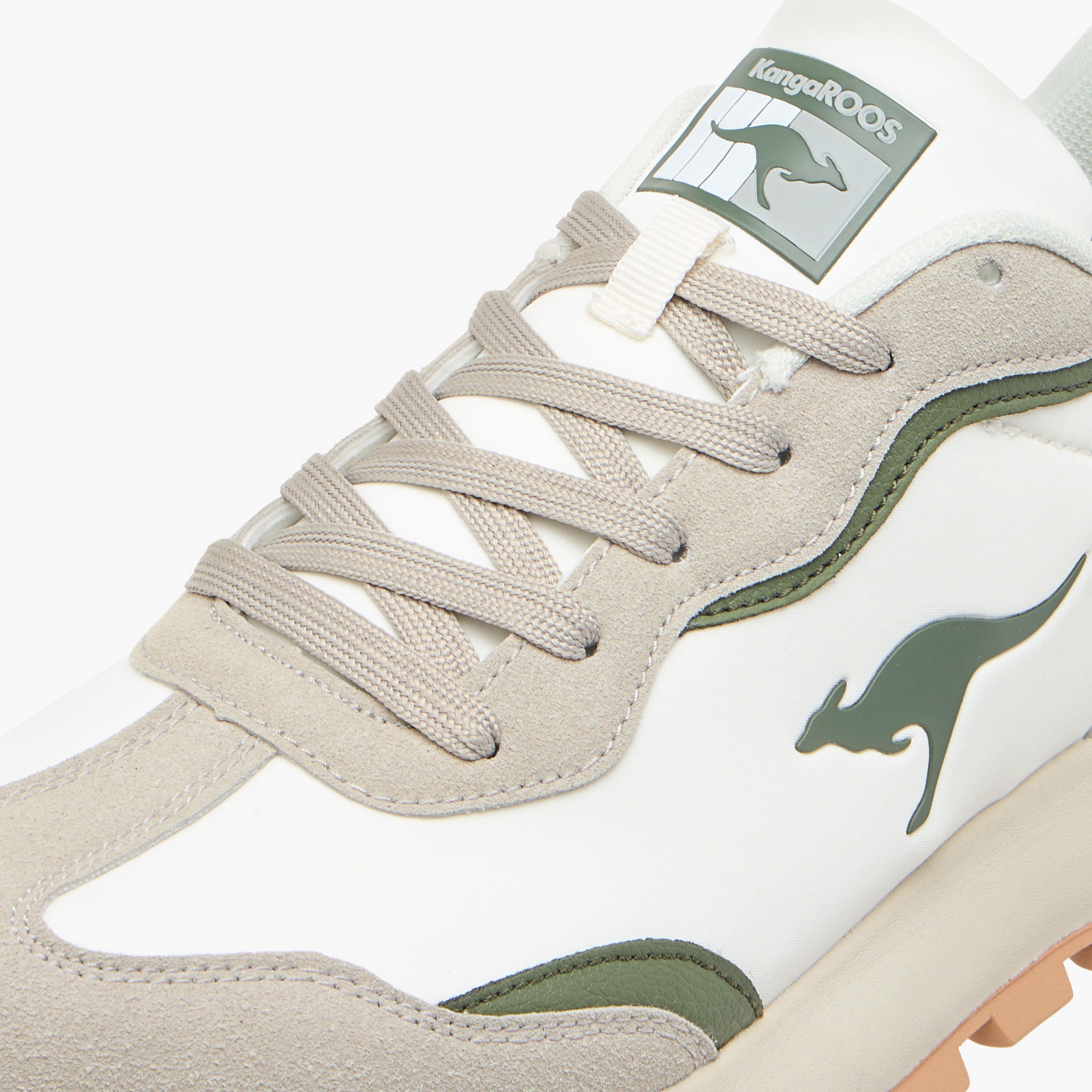 KangaROOS Men's Logo Print Sports Shoes with Lace-Up Closure-sports-men-shoes-image-4