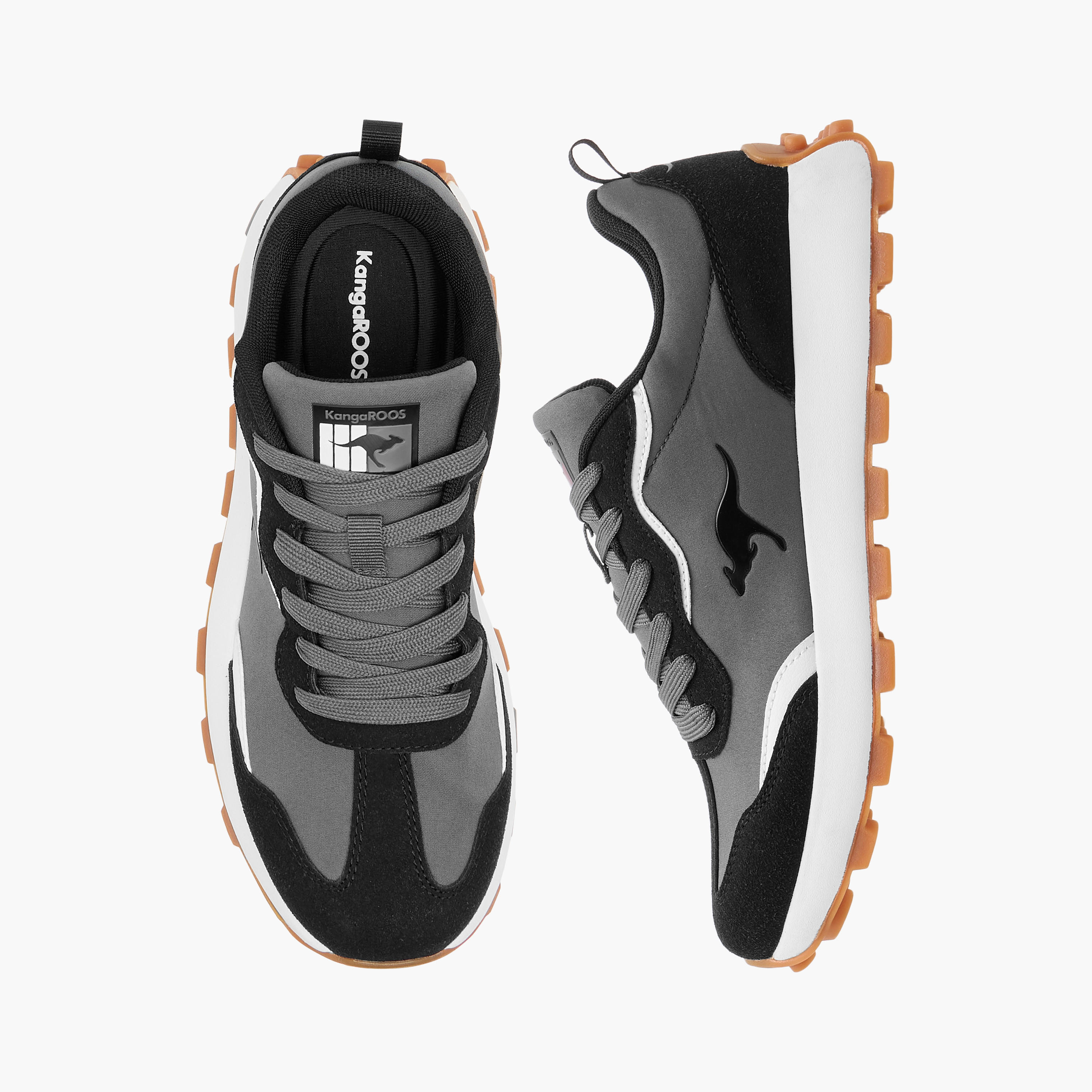 KangaROOS Women's Panelled Lace-Up Sports Shoes-women-shoes-sports-image-1