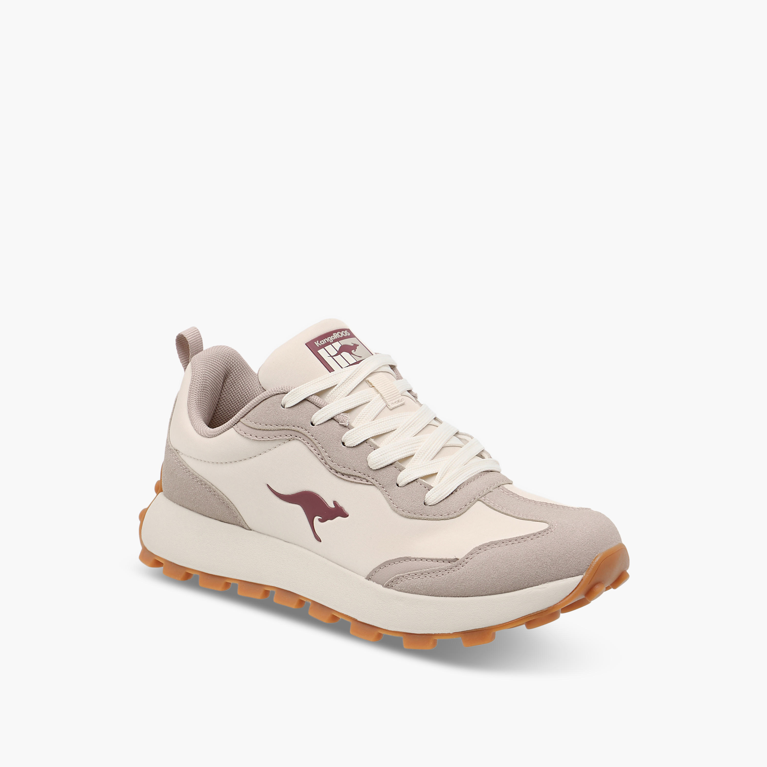 حذاء رياضي نسائي بألواح ورباط من كانجارووس-women-shoes-sneakers-image-2