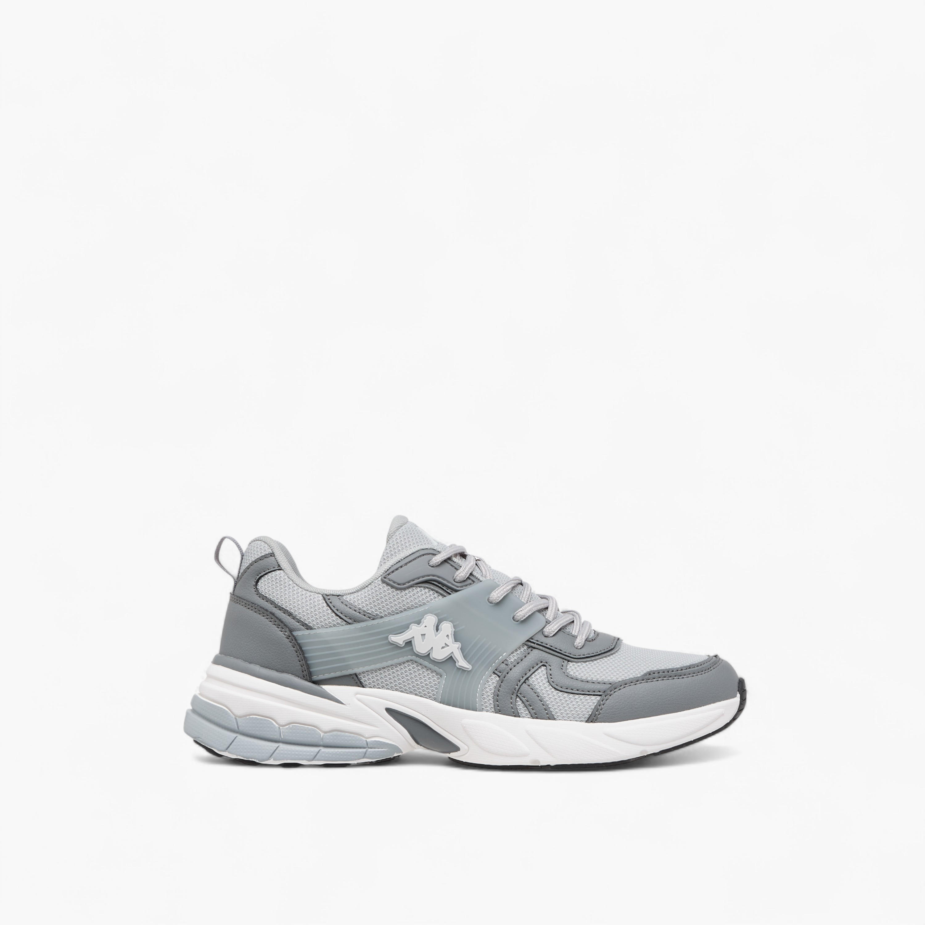 Kappa Men's Logo Detail Sports Shoes with Lace-Up Closure-sports-men-shoes-image-4
