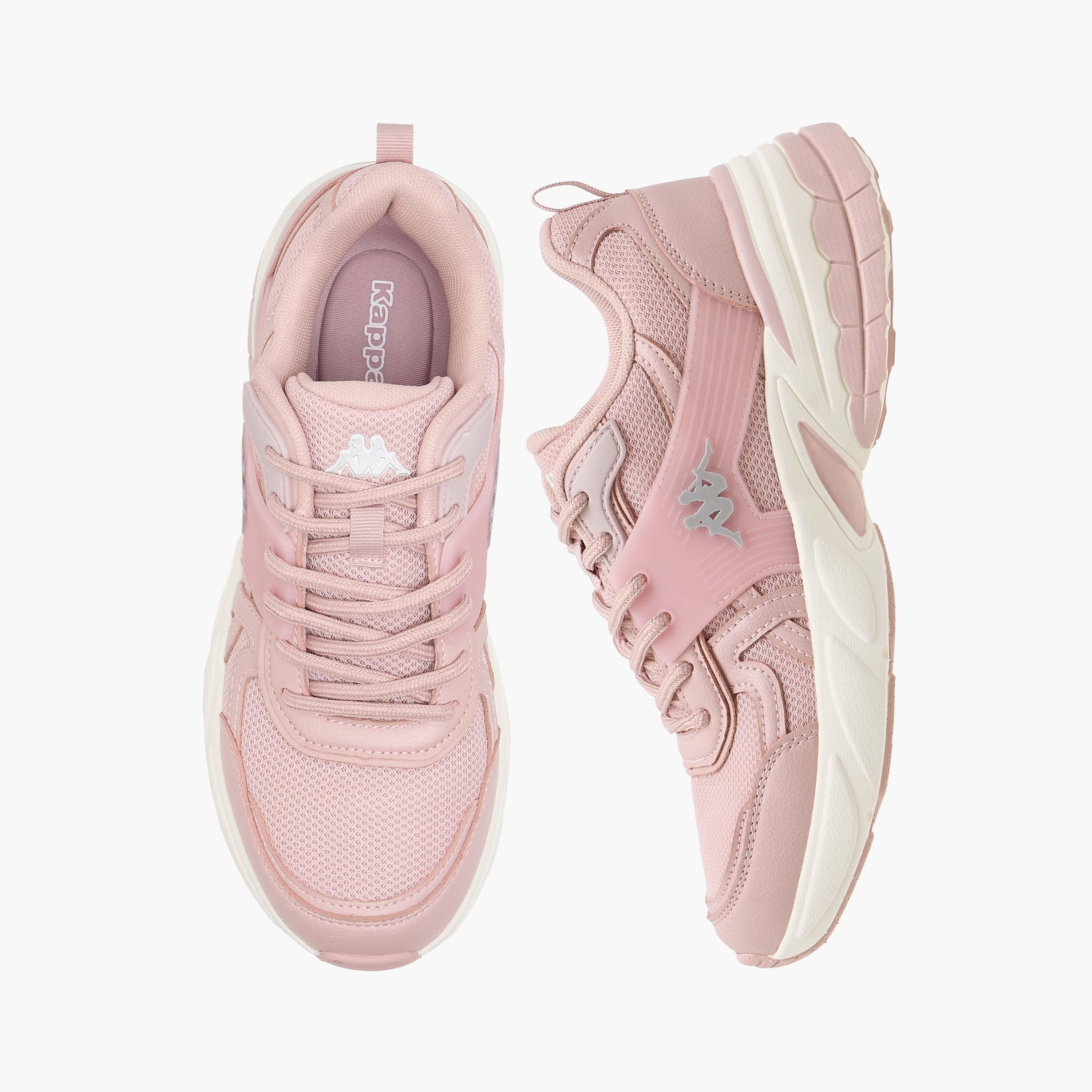 Kappa Women's Panelled Sports Shoes with Lace-Up Closure-women-shoes-sports-image-1