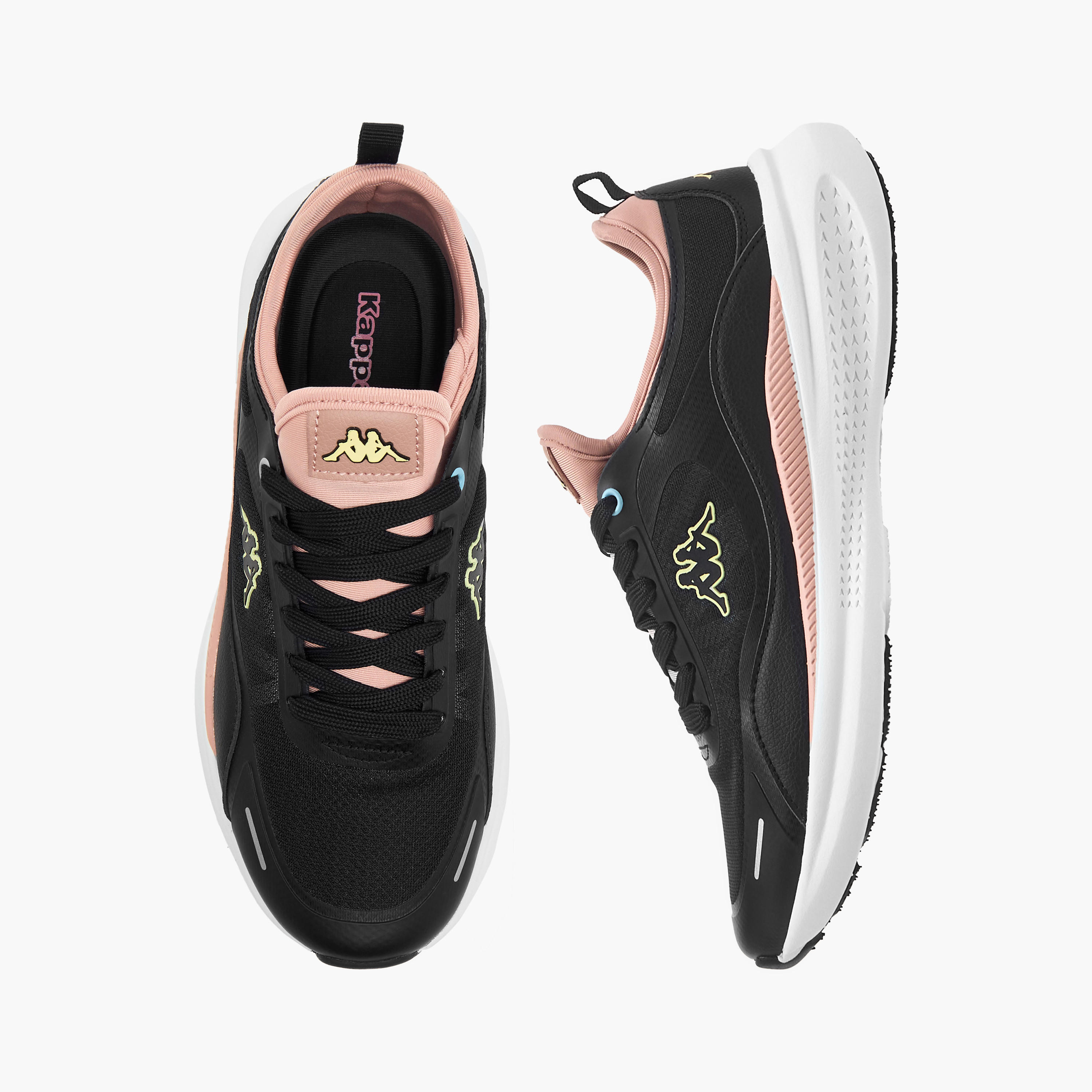 Kappa Women's Logo Print Sports Shoes with Lace-Up Closure-women-shoes-sneakers-image-1