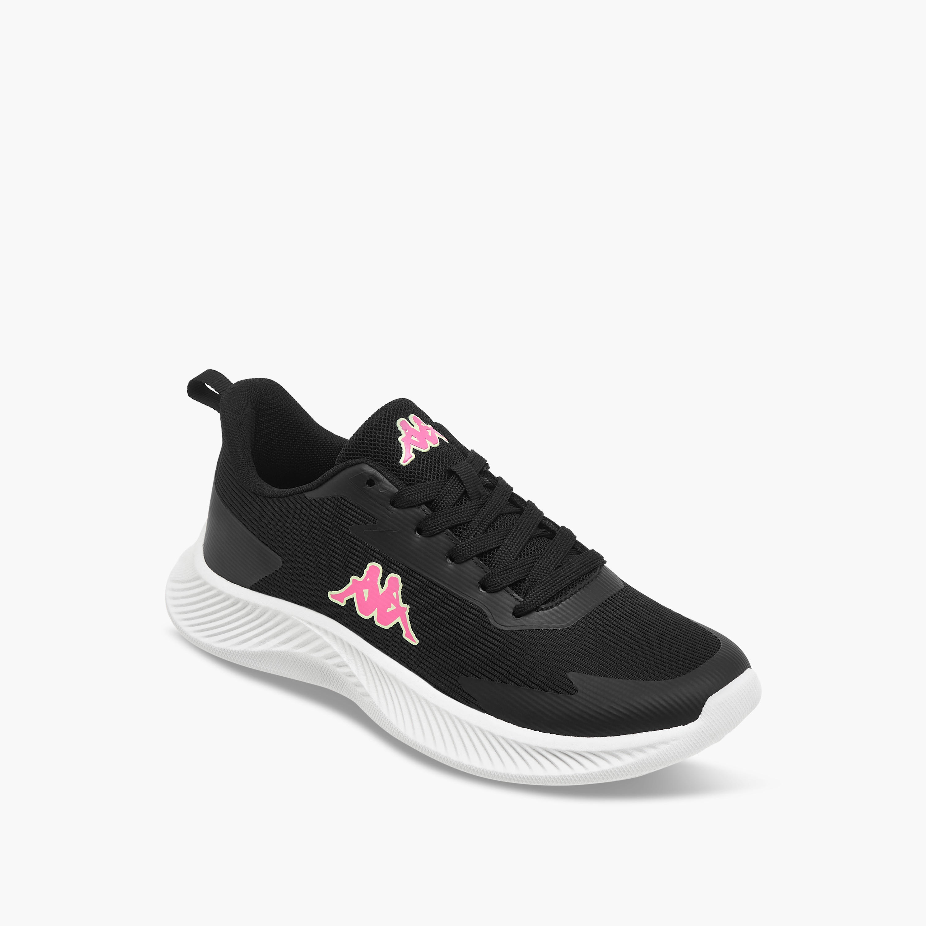 Kappa Women's Logo Detail Sports Shoes with Lace-Up Closure-women-shoes-sneakers-image-2