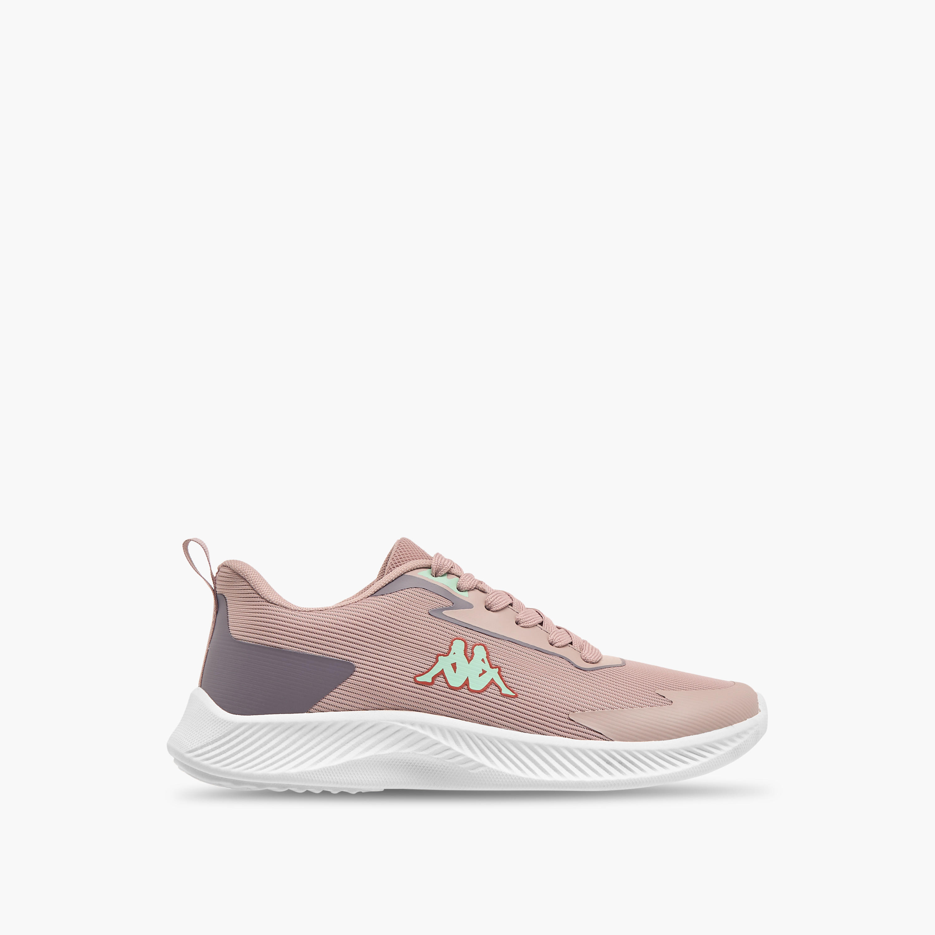 Kappa Women's Logo Detail Sports Shoes with Lace-Up Closure-women-shoes-sneakers-image-3