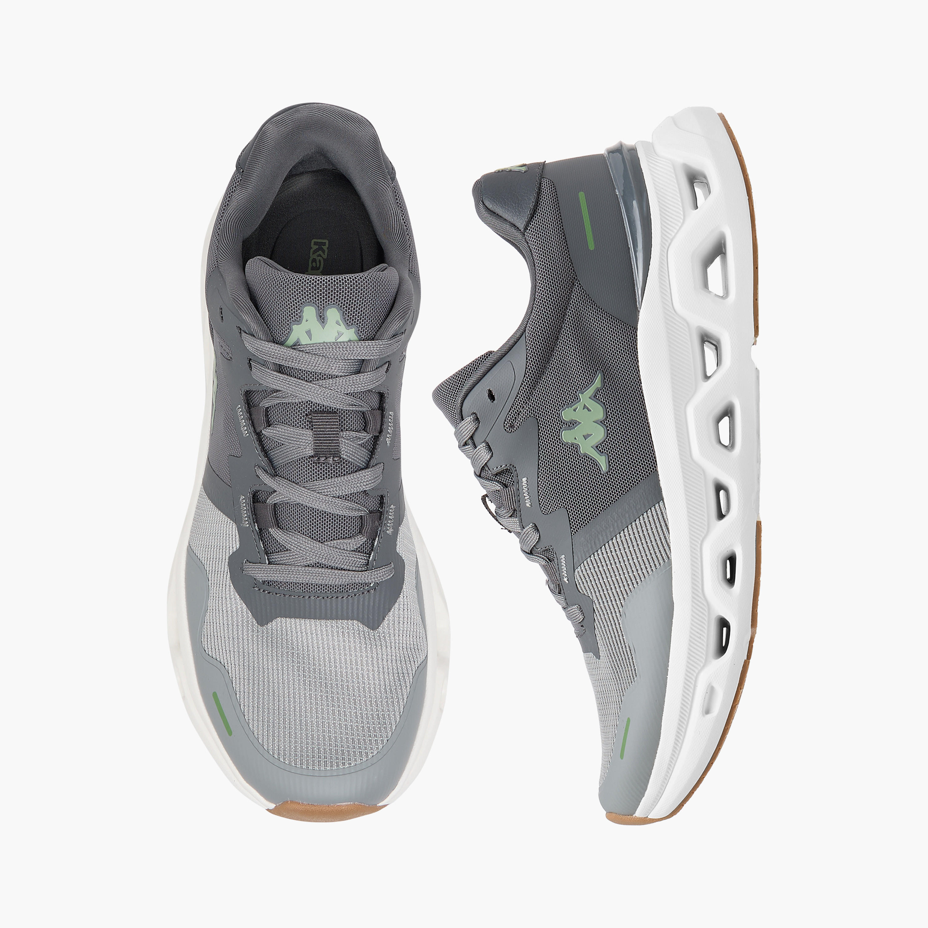 Kappa Men's Panelled Lace-Up Sports Shoes-sports-men-shoes-image-1