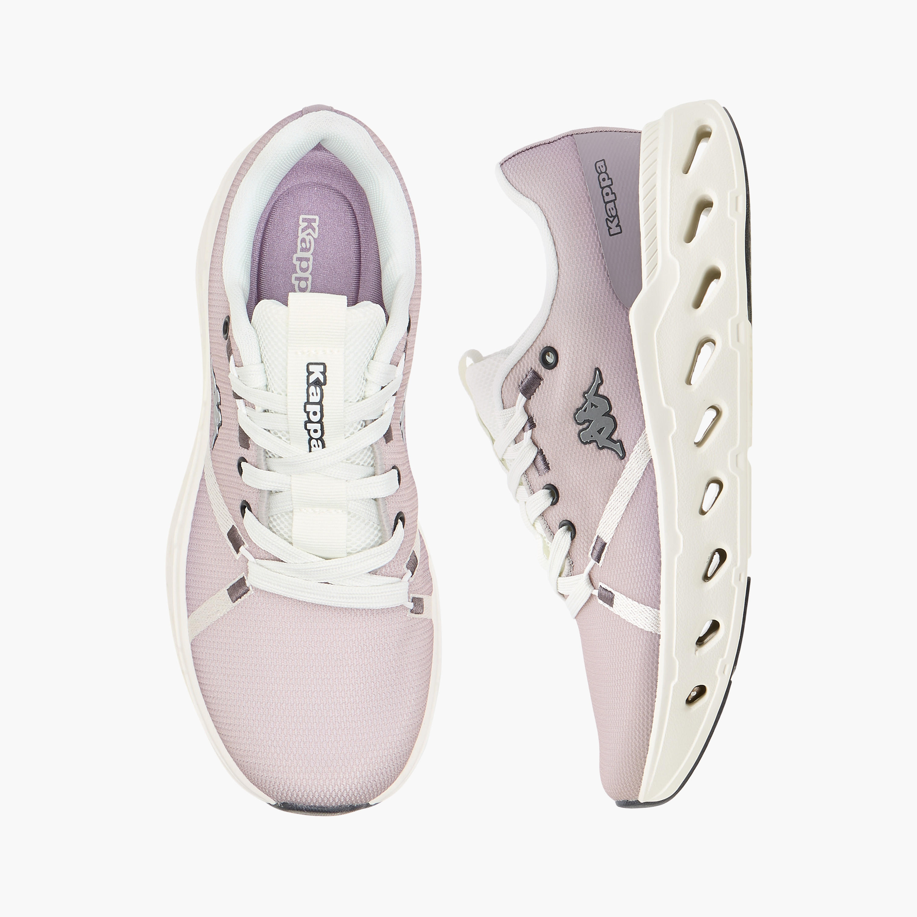 Kappa Women's Logo Detail Lace-Up Sports Shoes-women-shoes-sneakers-image-1