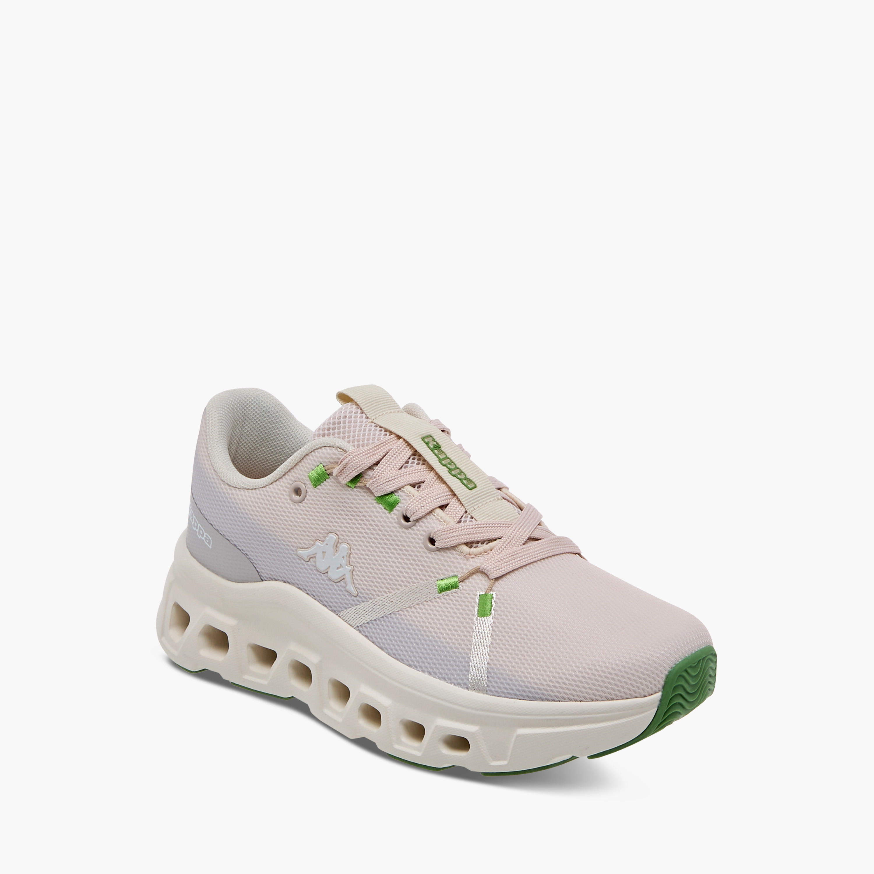 Kappa Women's Textured Lace-Up Sports Shoes-women-shoes-sneakers-image-2