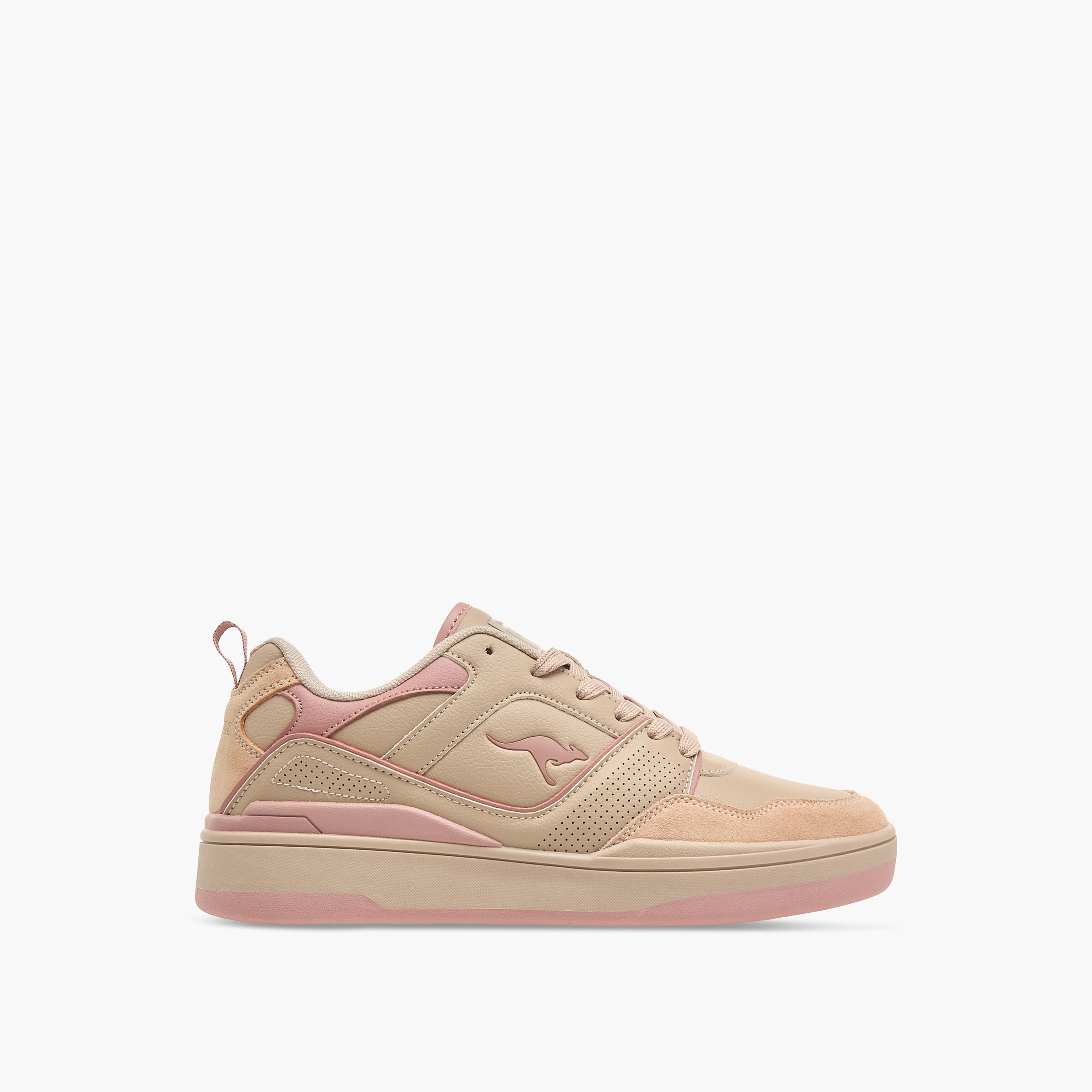 KangaROOS Women's Panelled Lace-Up Sneakers-women-shoes-sneakers-image-3