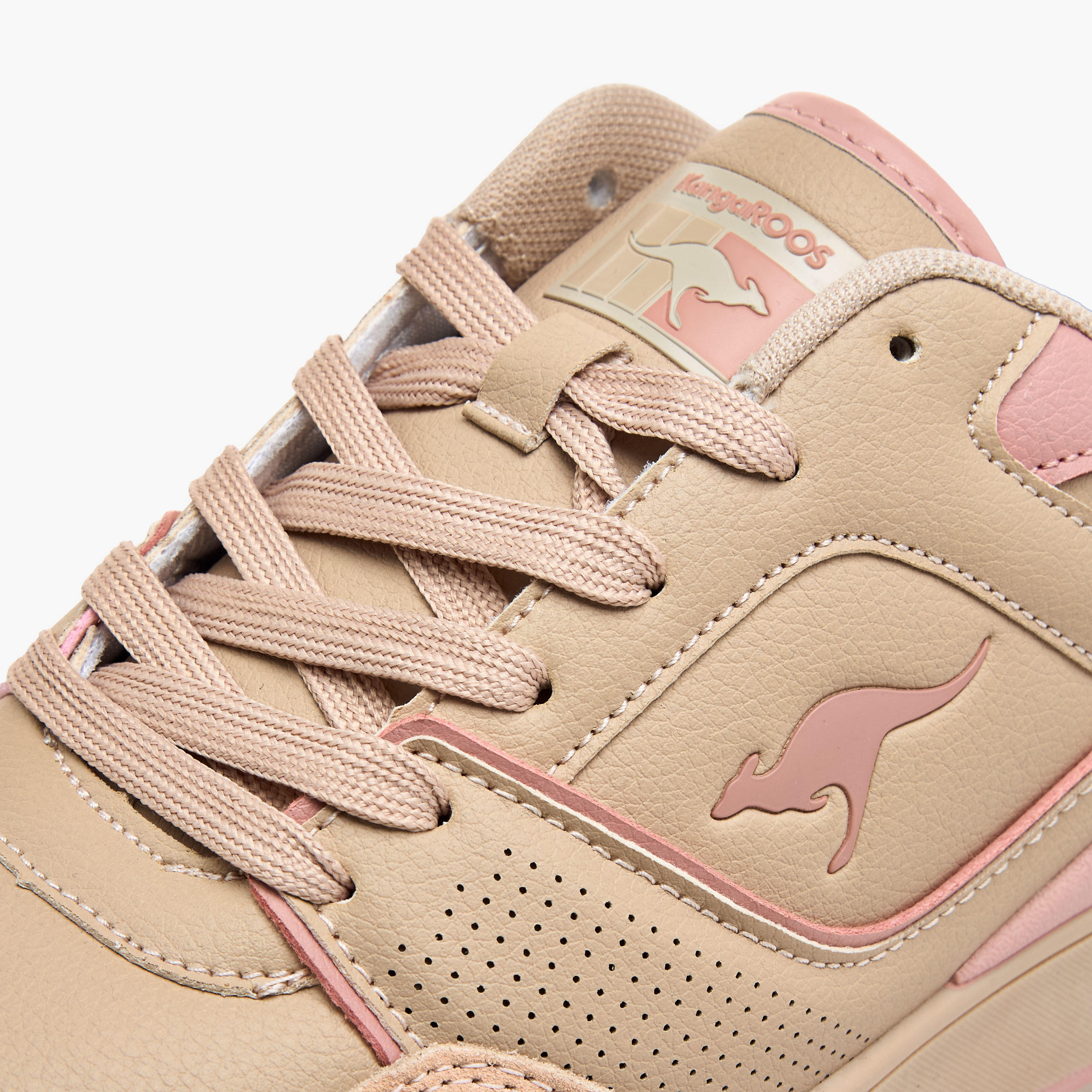 KangaROOS Women's Panelled Lace-Up Sneakers-women-shoes-sneakers-image-4