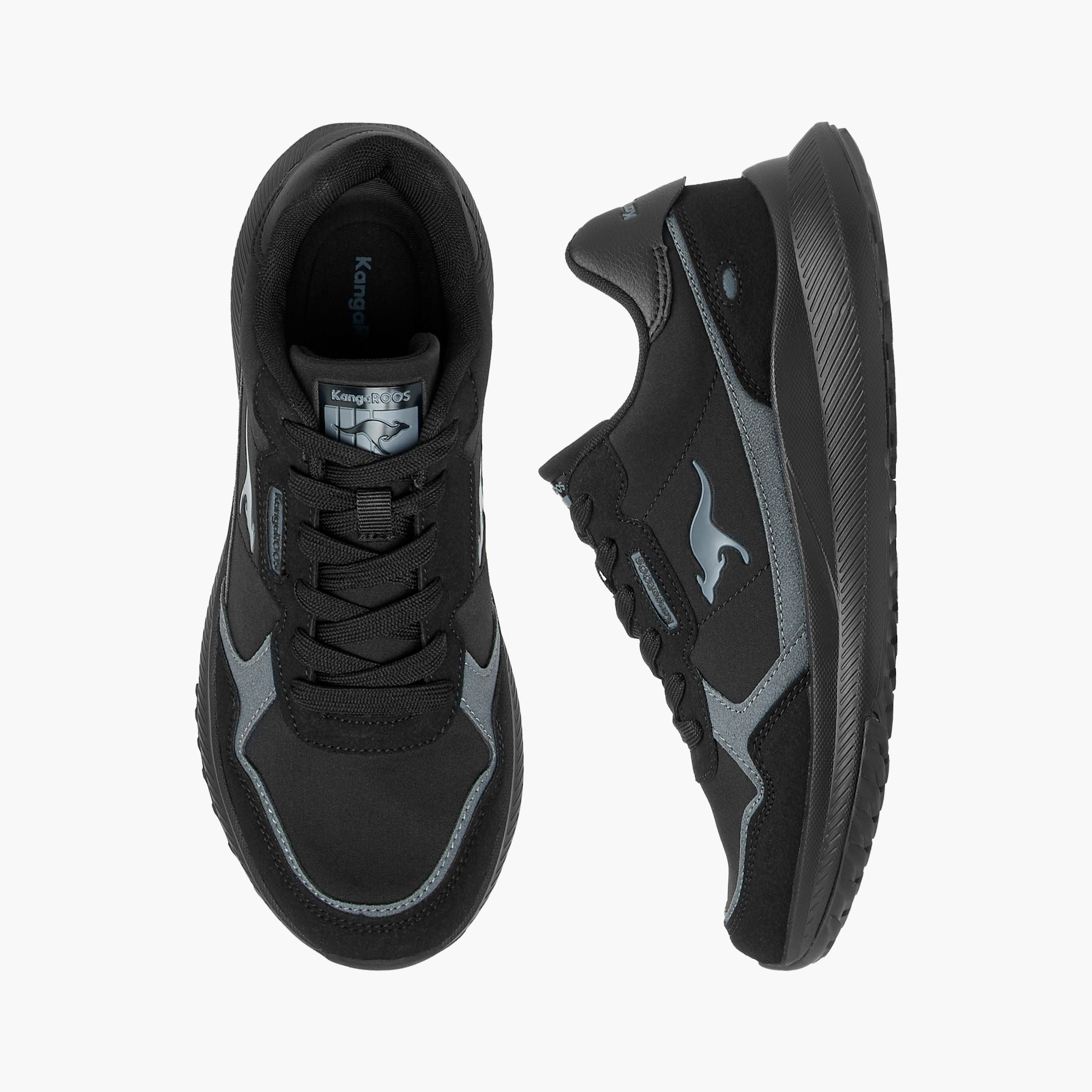 KangaROOS Women's Panelled Lace-Up Sports Shoes-women-shoes-sports-image-1