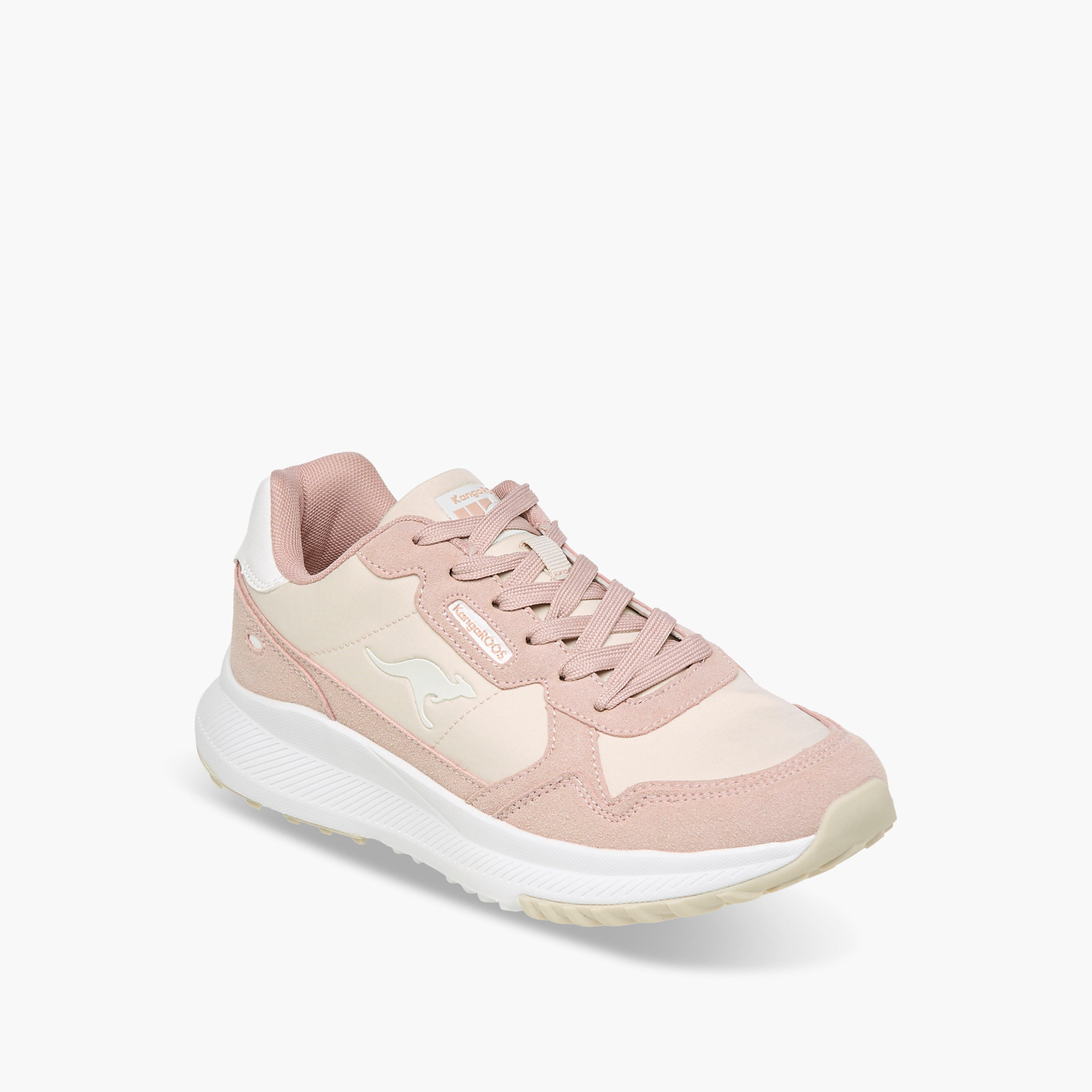 KangaROOS Women's Panelled Lace-Up Sports Shoes-women-shoes-sports-image-2