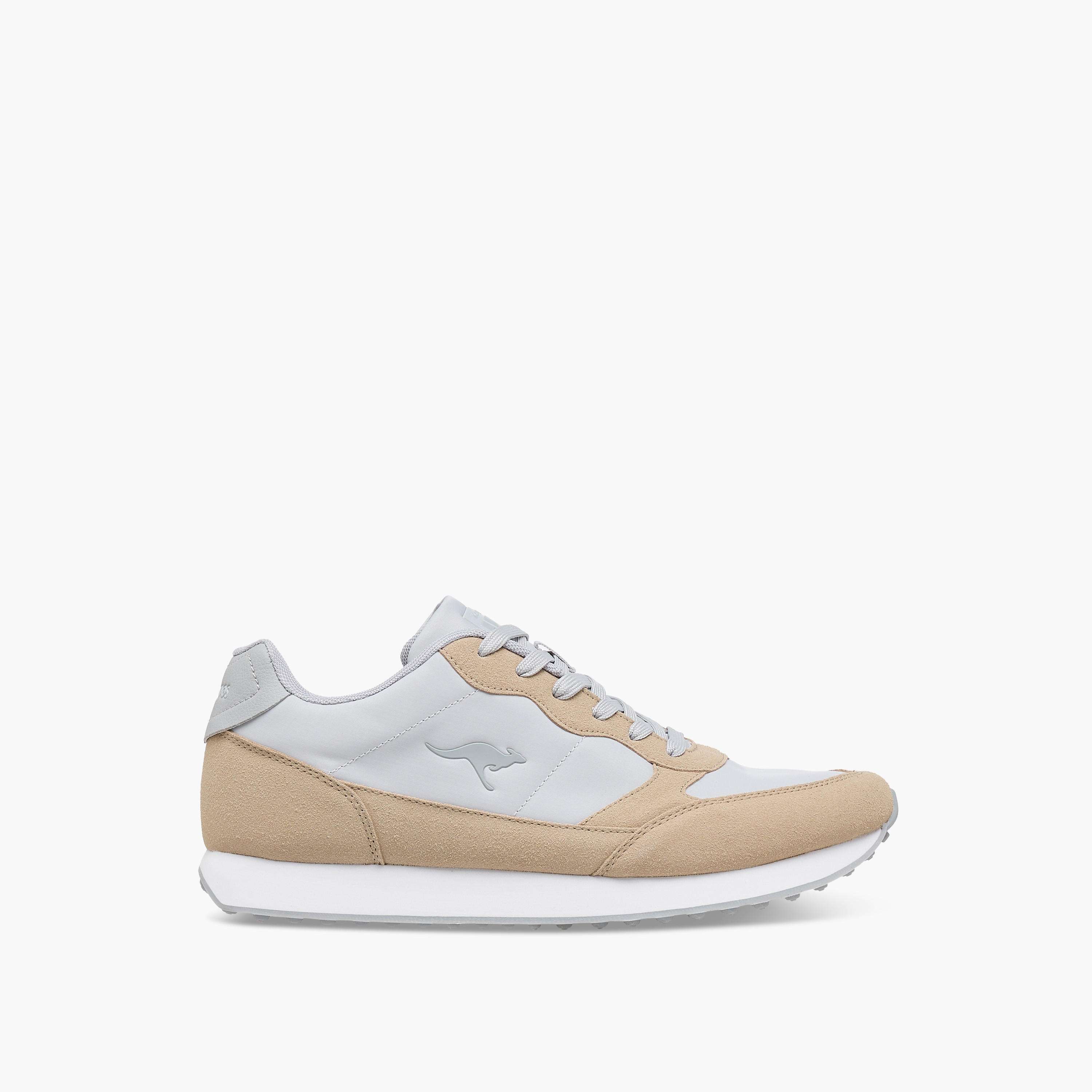 KangaROOS Men's Panelled Lace-Up Sneakers-men-shoes-sneakers-image-5