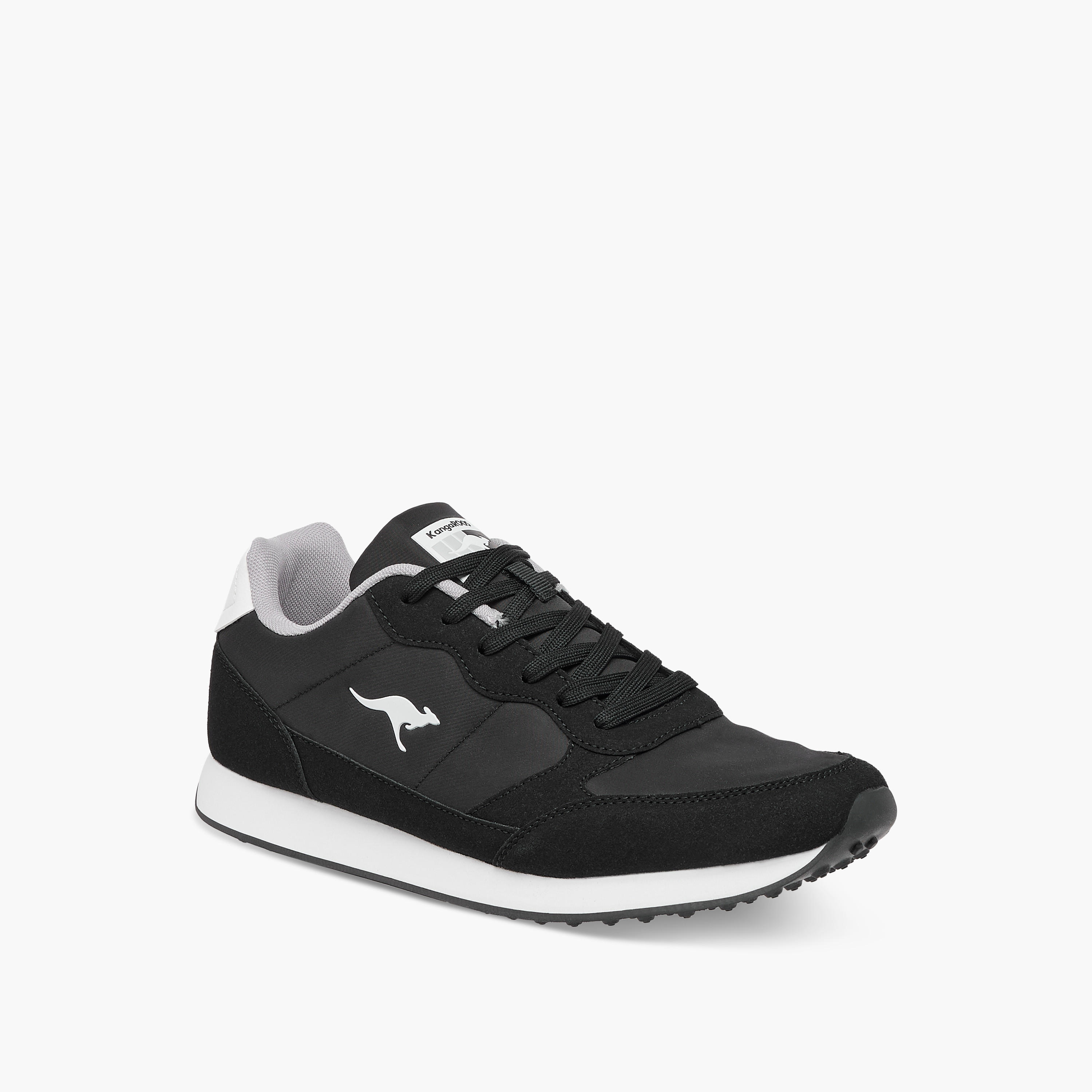 KangaROOS Men's Panelled Lace-Up Sneakers-men-shoes-sneakers-image-3
