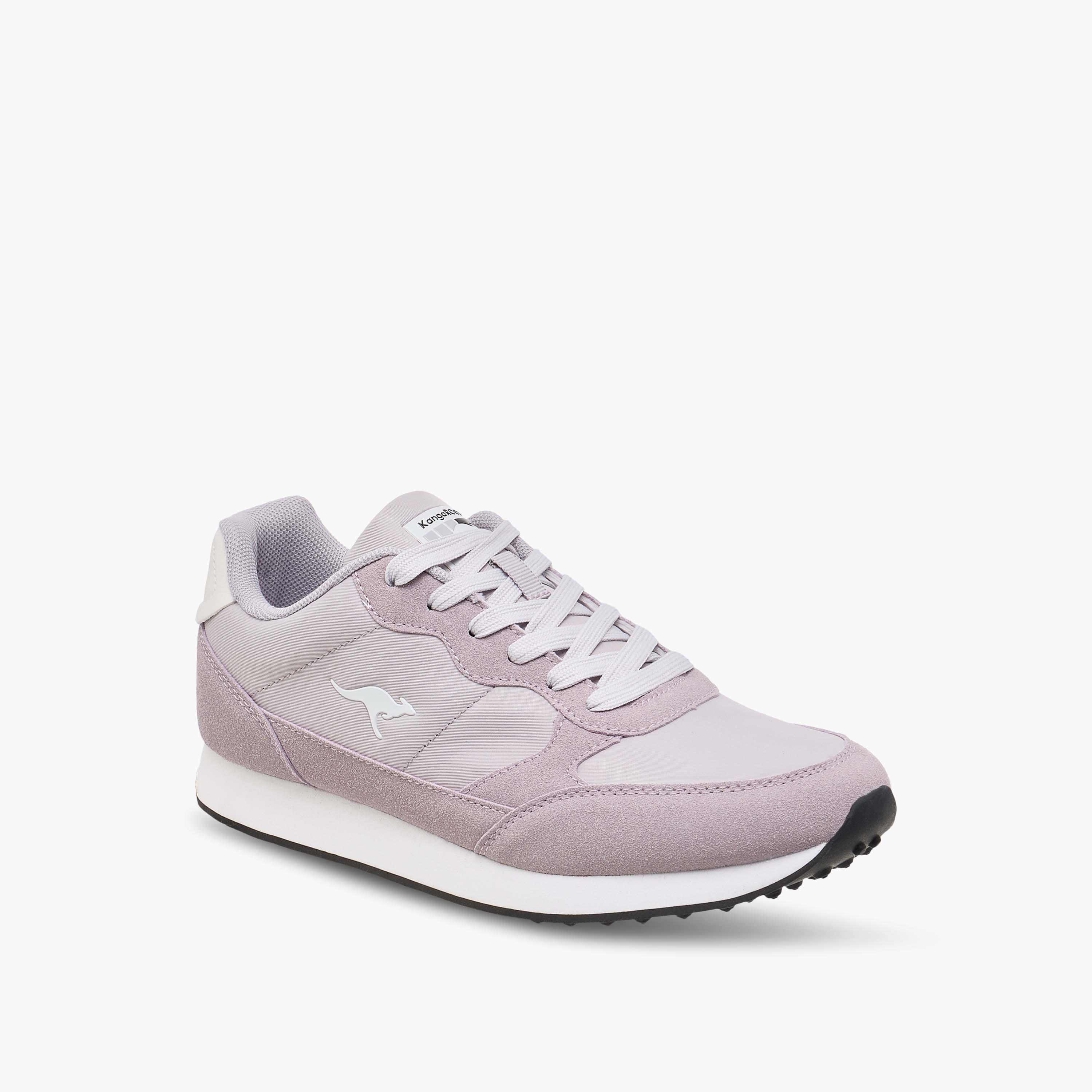 KangaROOS Women's Panelled Lace-Up Sneakers-women-shoes-sneakers-image-2
