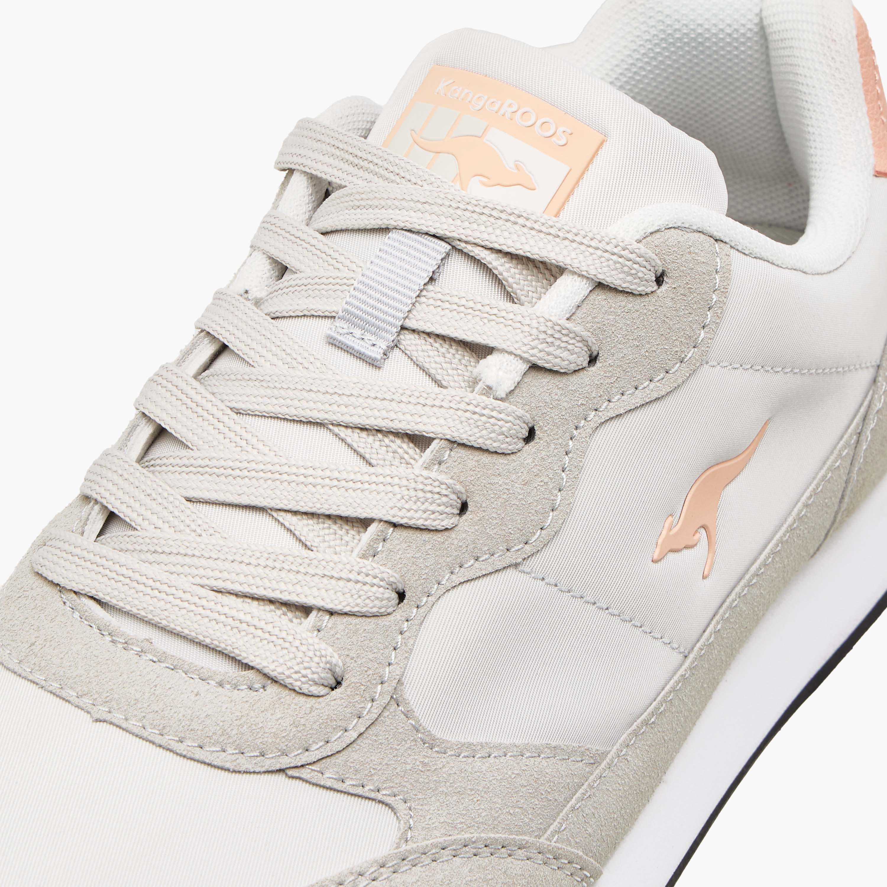 KangaROOS Women's Logo Detail Sneakers with Lace-Up Closure-women-shoes-sneakers-image-4