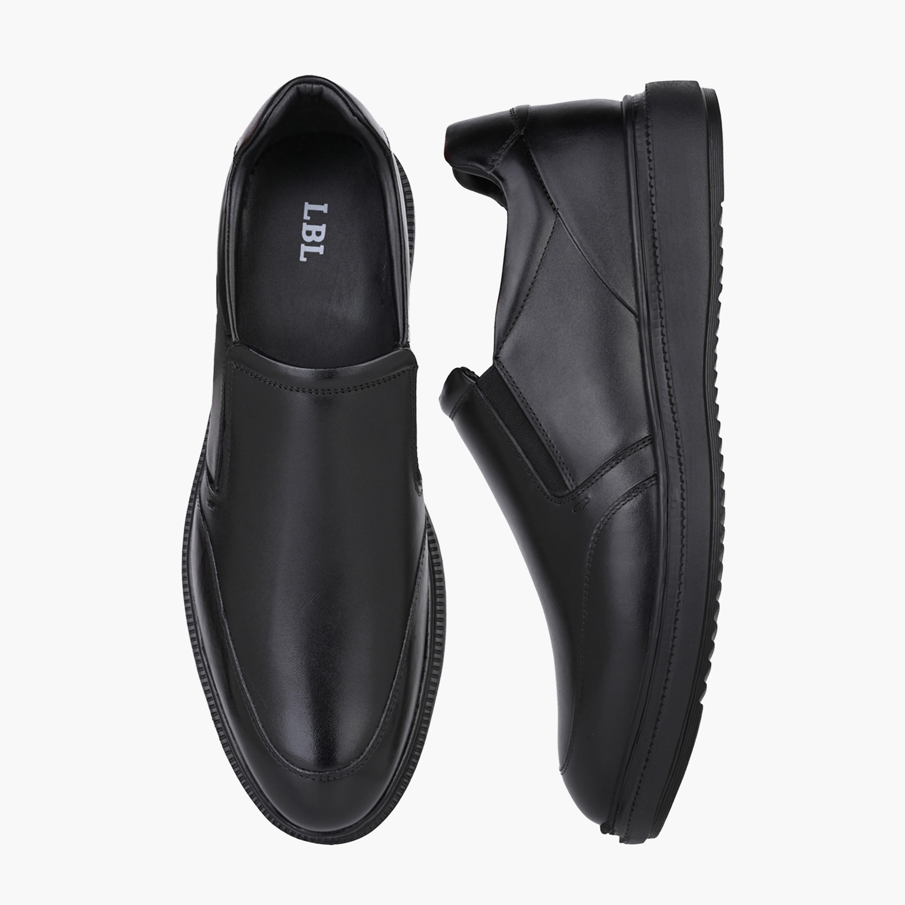 حذاء جلد سهل الارتداء للرجال من أل بي أل من شو إكسبريس-men-shoes-formalshoes-image-1
