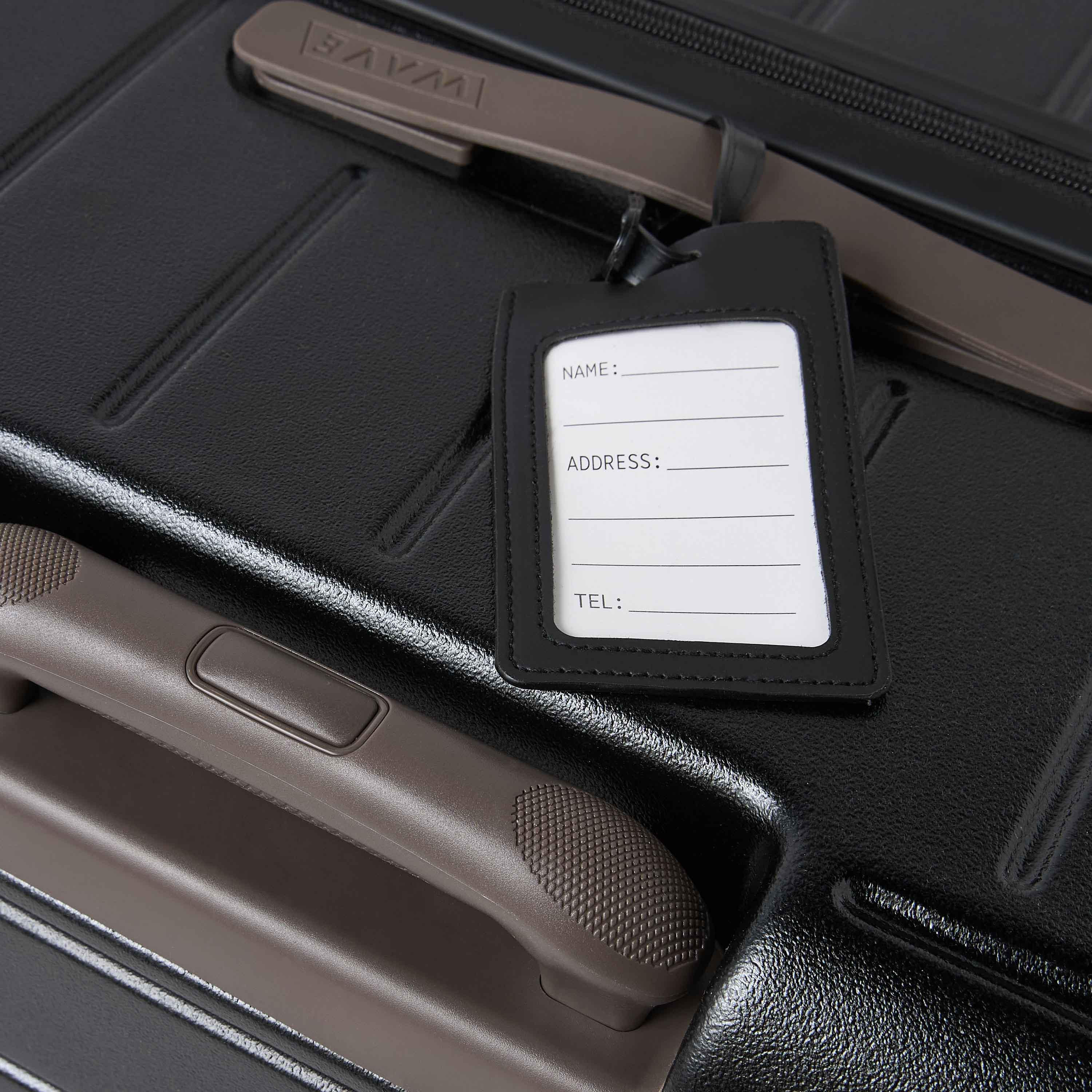 WAVE Textured Hardcase Luggage Trolley with Retractable Handle-travel-luggagesandbags-luggage-image-6