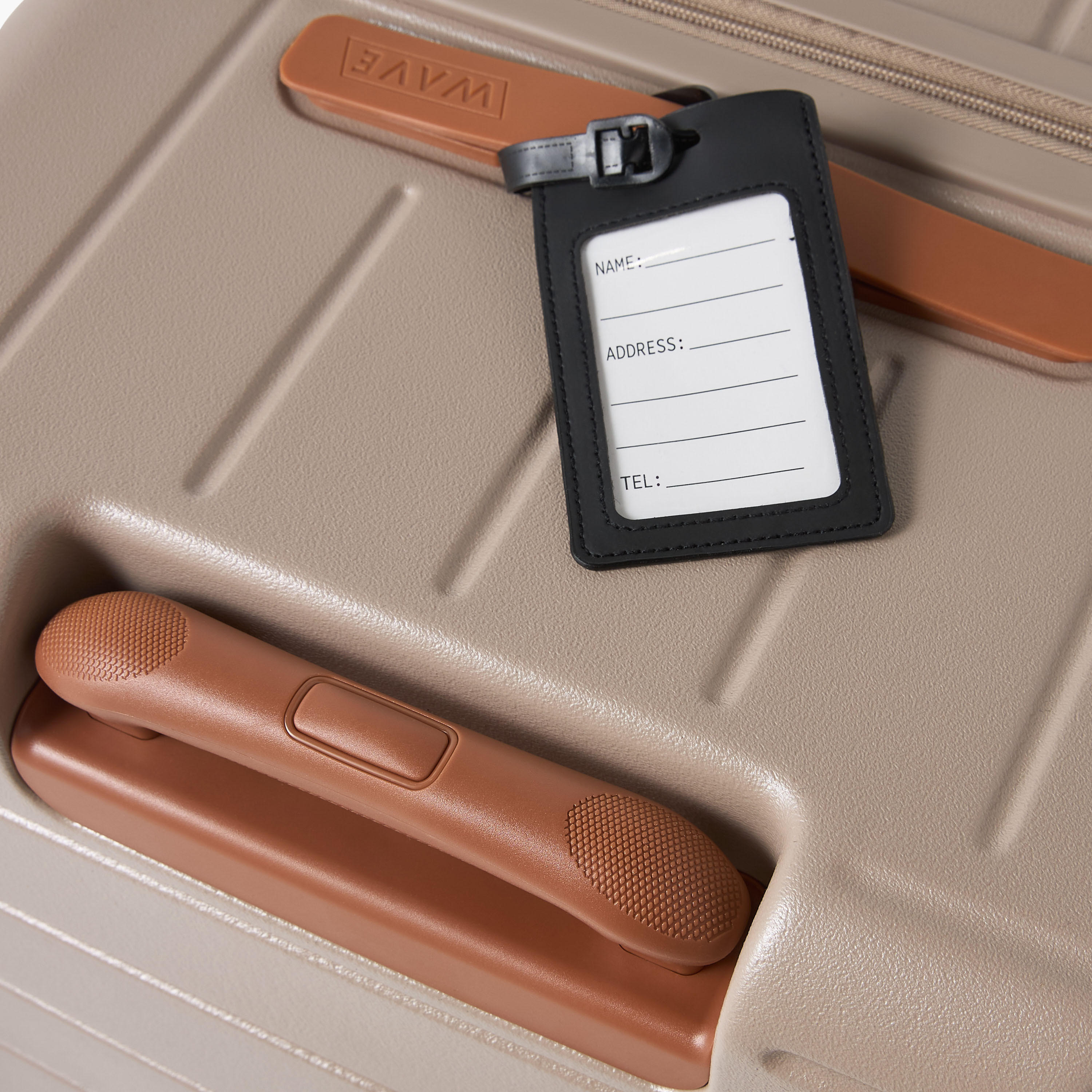 WAVE Textured Hardcase Luggage Trolley with Retractable Handle-travel-luggagesandbags-luggage-image-6