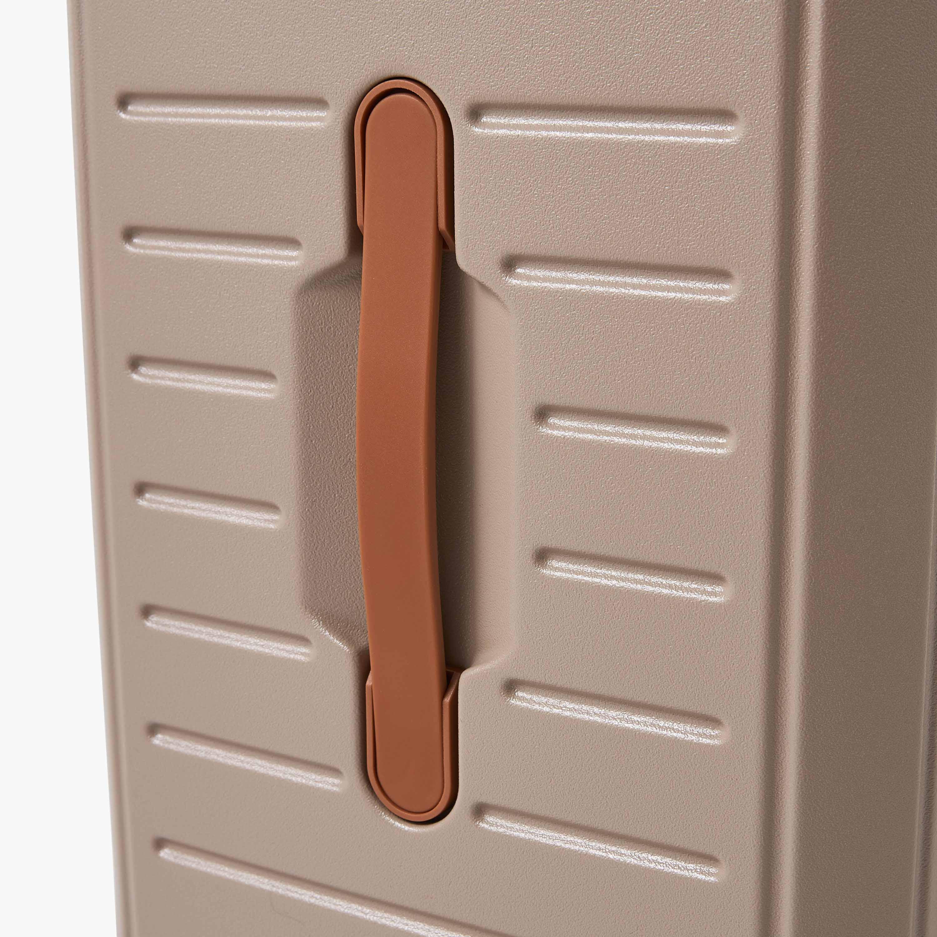 WAVE Textured Hardcase Luggage Trolley with Retractable Handle-travel-luggagesandbags-luggage-image-6