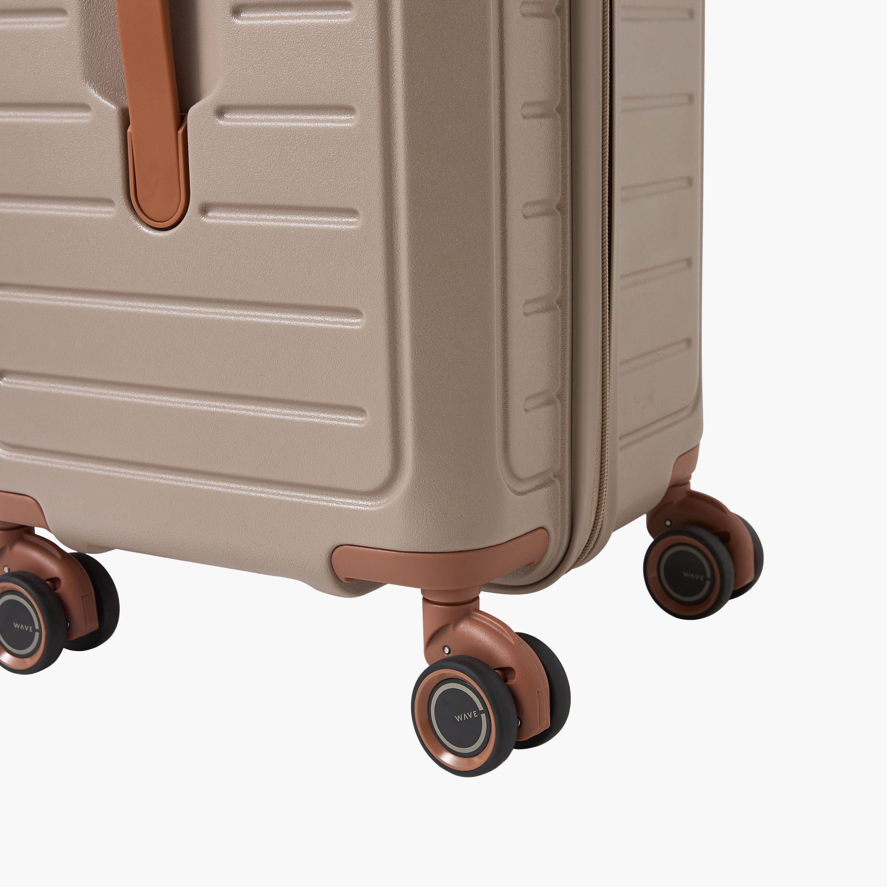 WAVE Textured Hardcase Luggage Trolley with Retractable Handle-travel-luggagesandbags-luggage-image-9