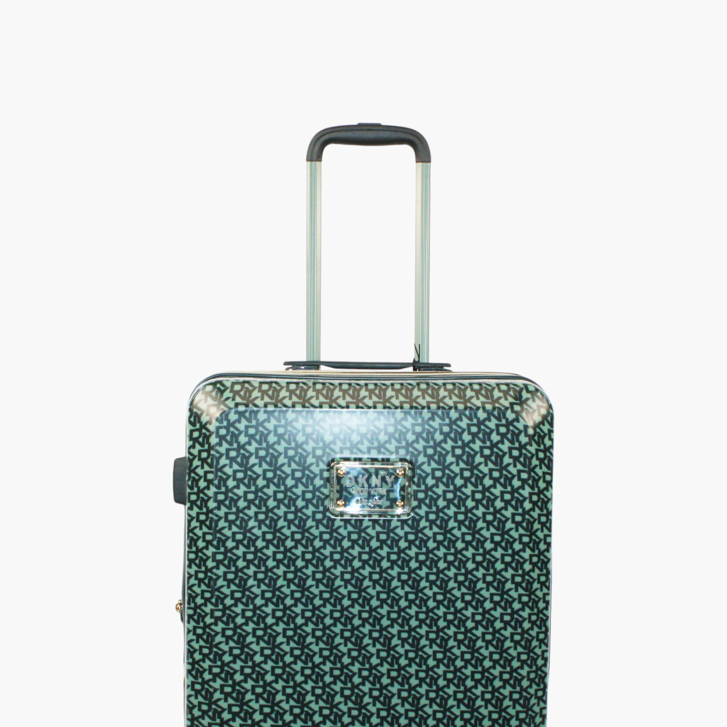 شنطة ترولي صلبة بطبعات مونوجرام مع مقبض قابل للسحب من دي كيه إن واي-travel-luggagesandbags-luggage-image-4