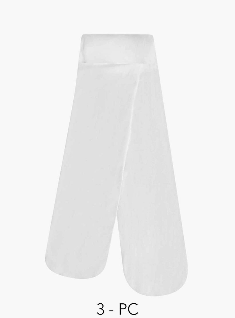 Pack of 3 Celeste Girls Tights with Elasticated Waistband-girls-accessories-socks-image-1