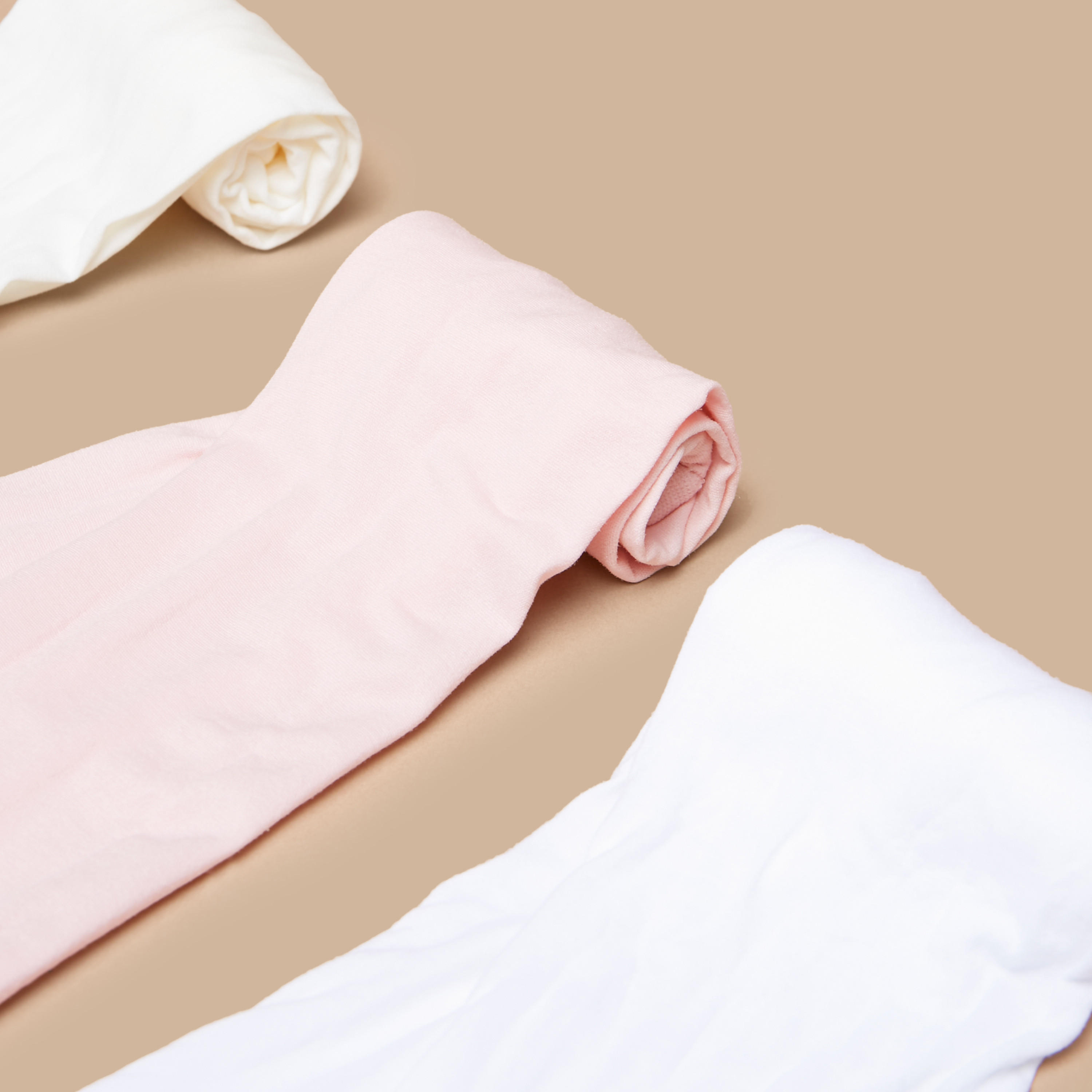 كولون سادة من ليتل ميسي - طقم من 3 قطع-girls-accessories-socks-image-3