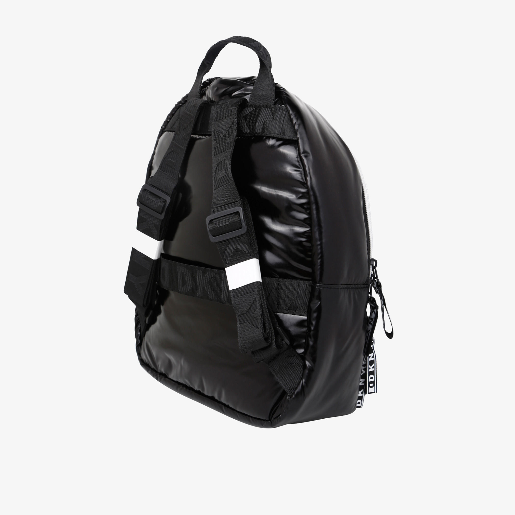 DKNY Logo Print Backpack with Adjustable Shoulder Straps and Handle-women-bagsandwallets-backpacks-image-3