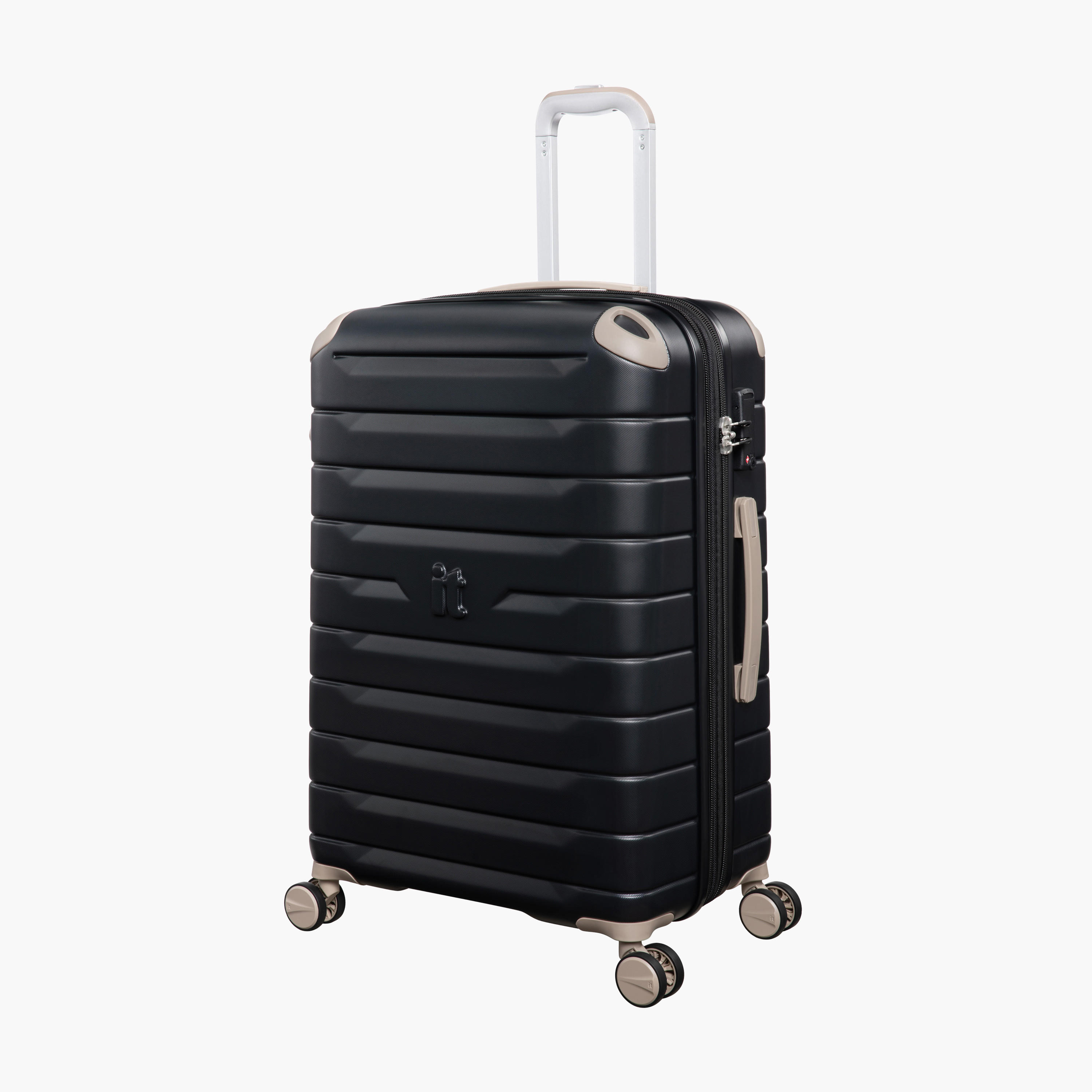 IT Solid Hardcase Trolley Bag with Retractable Handle - 24 Inches Check-in Bag-travel-luggagesandbags-luggage-image-2