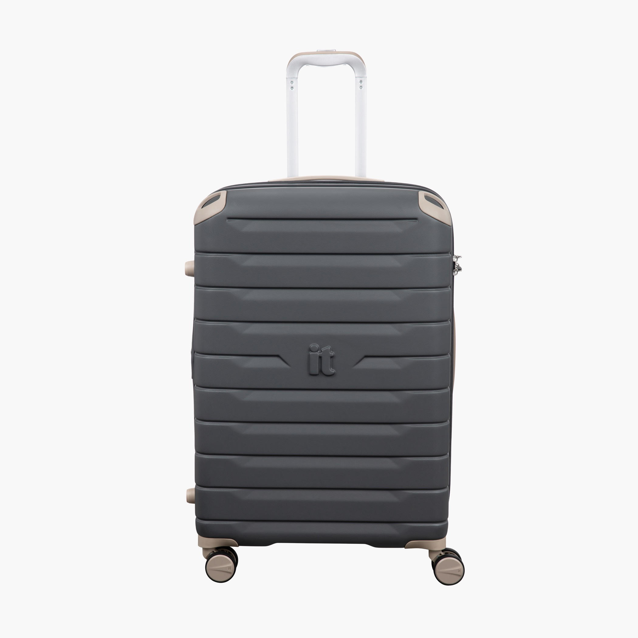 IT Solid Hardcase Trolley Bag with Retractable Handle - 24 Inches Check-in Bag-travel-luggagesandbags-luggage-image-1