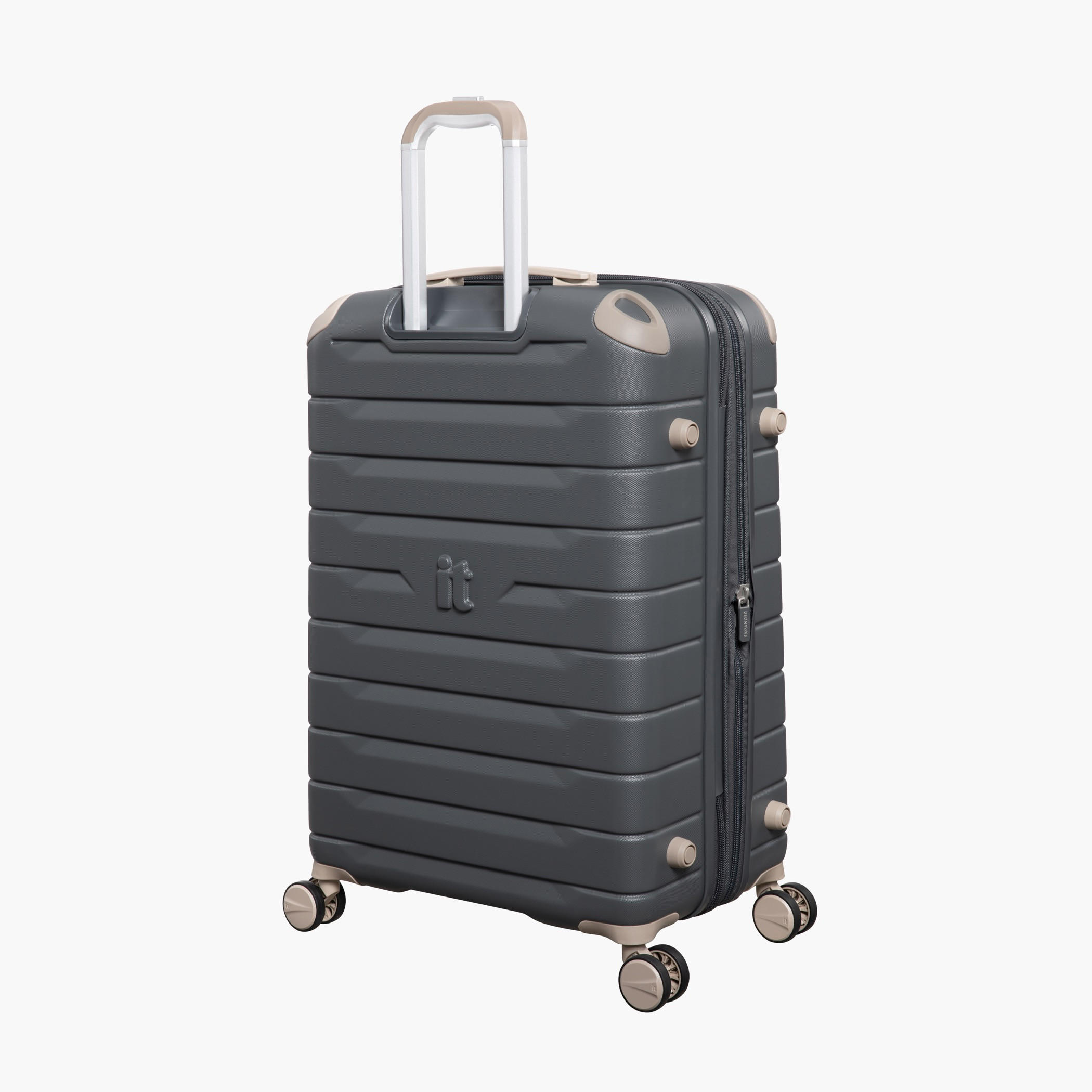 IT Solid Hardcase Trolley Bag with Retractable Handle - 24 Inches Check-in Bag-travel-luggagesandbags-luggage-image-3