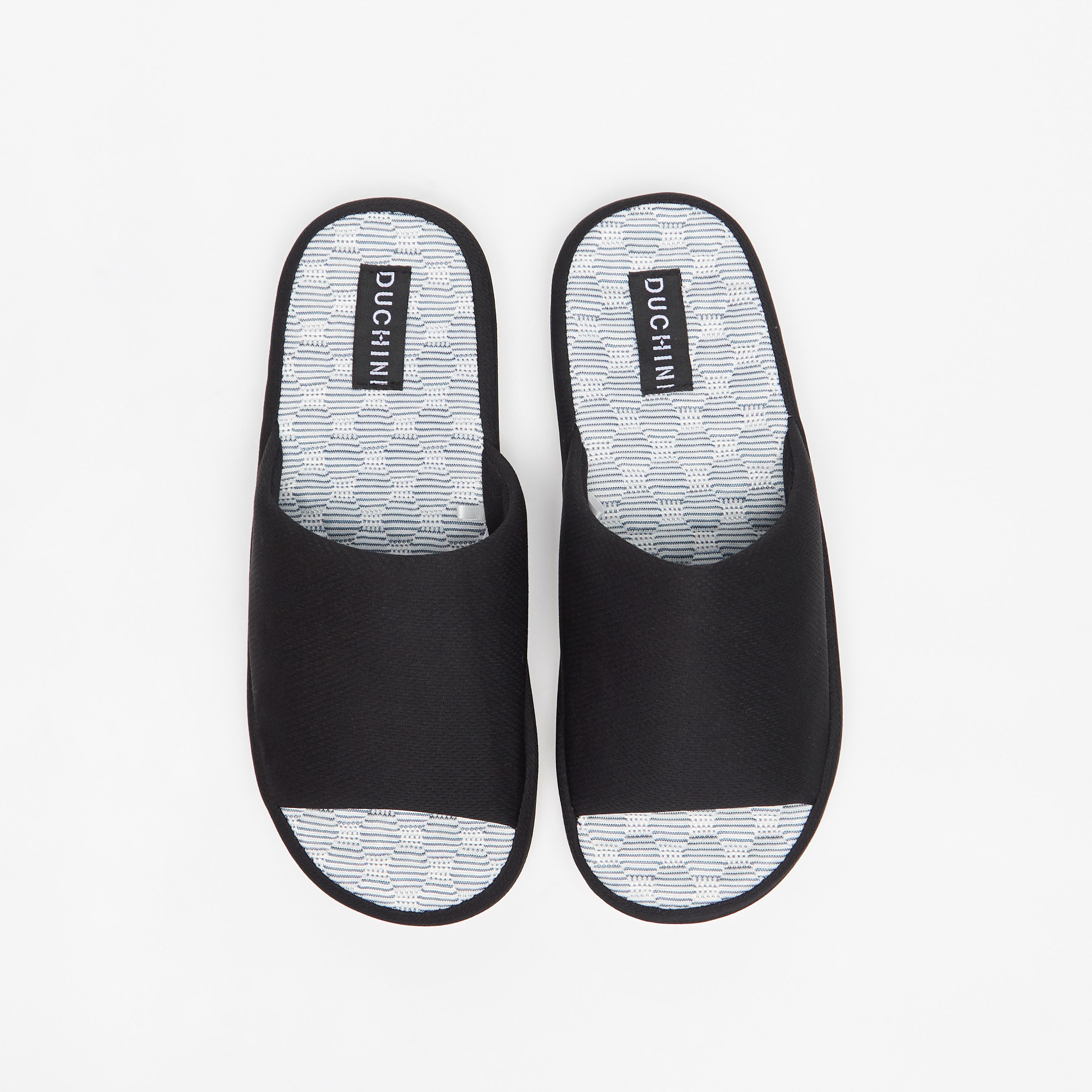 Duchini Men's Textured Bedroom Slide Slippers-men-shoes-flipflopsandslides-image-4