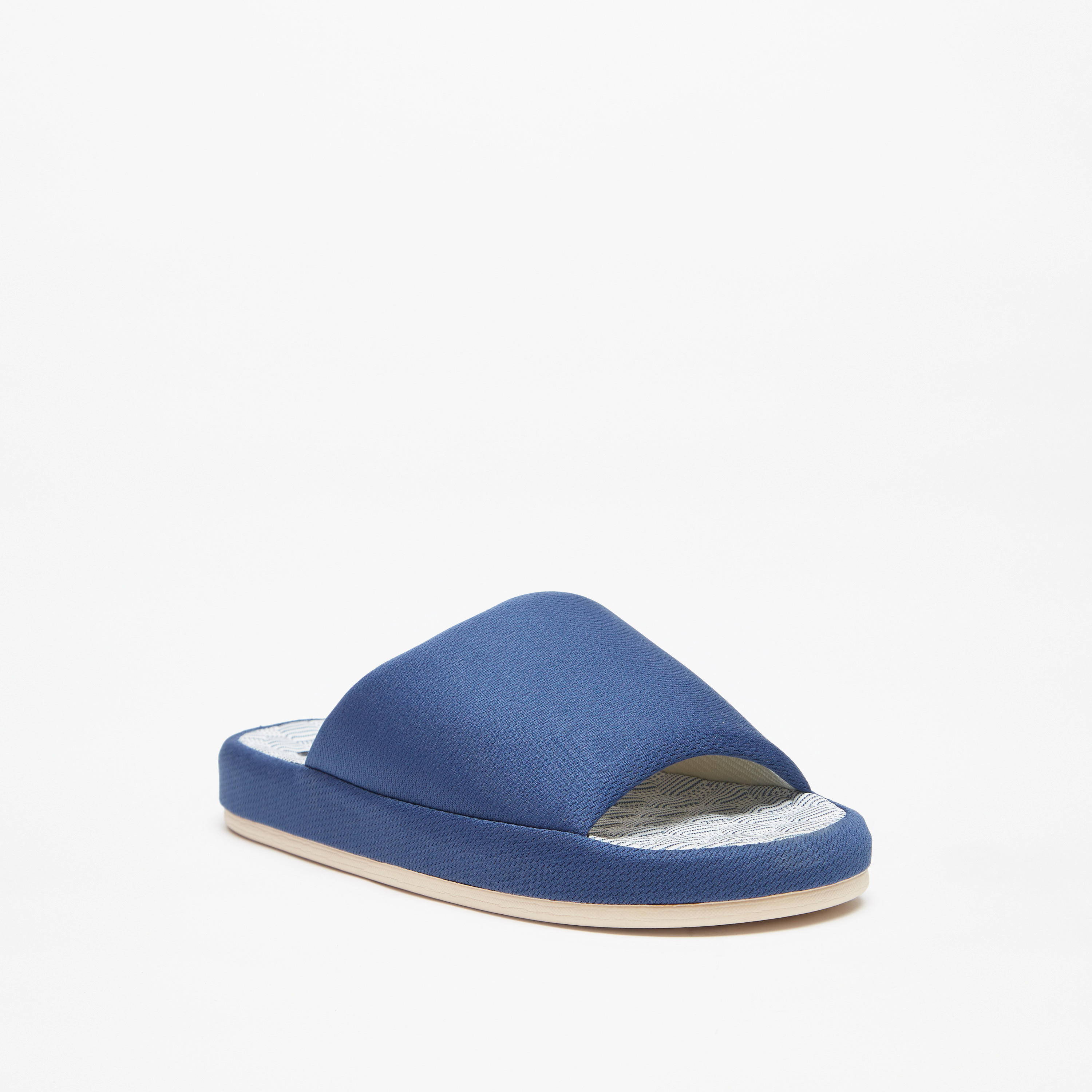 Duchini Men's Textured Bedroom Slide Slippers-men-shoes-flipflopsandslides-image-1