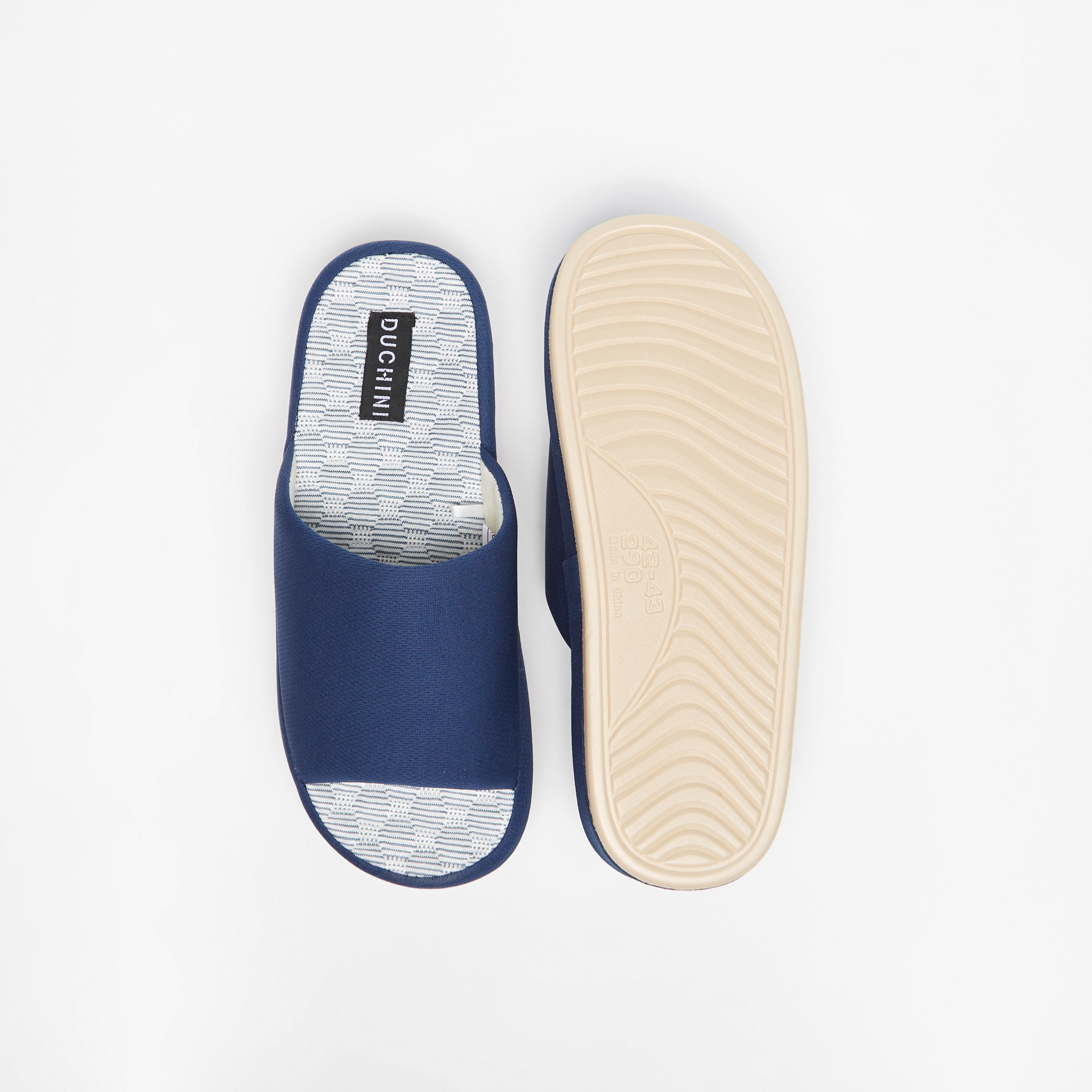 Duchini Men's Textured Bedroom Slide Slippers-men-shoes-flipflopsandslides-image-5