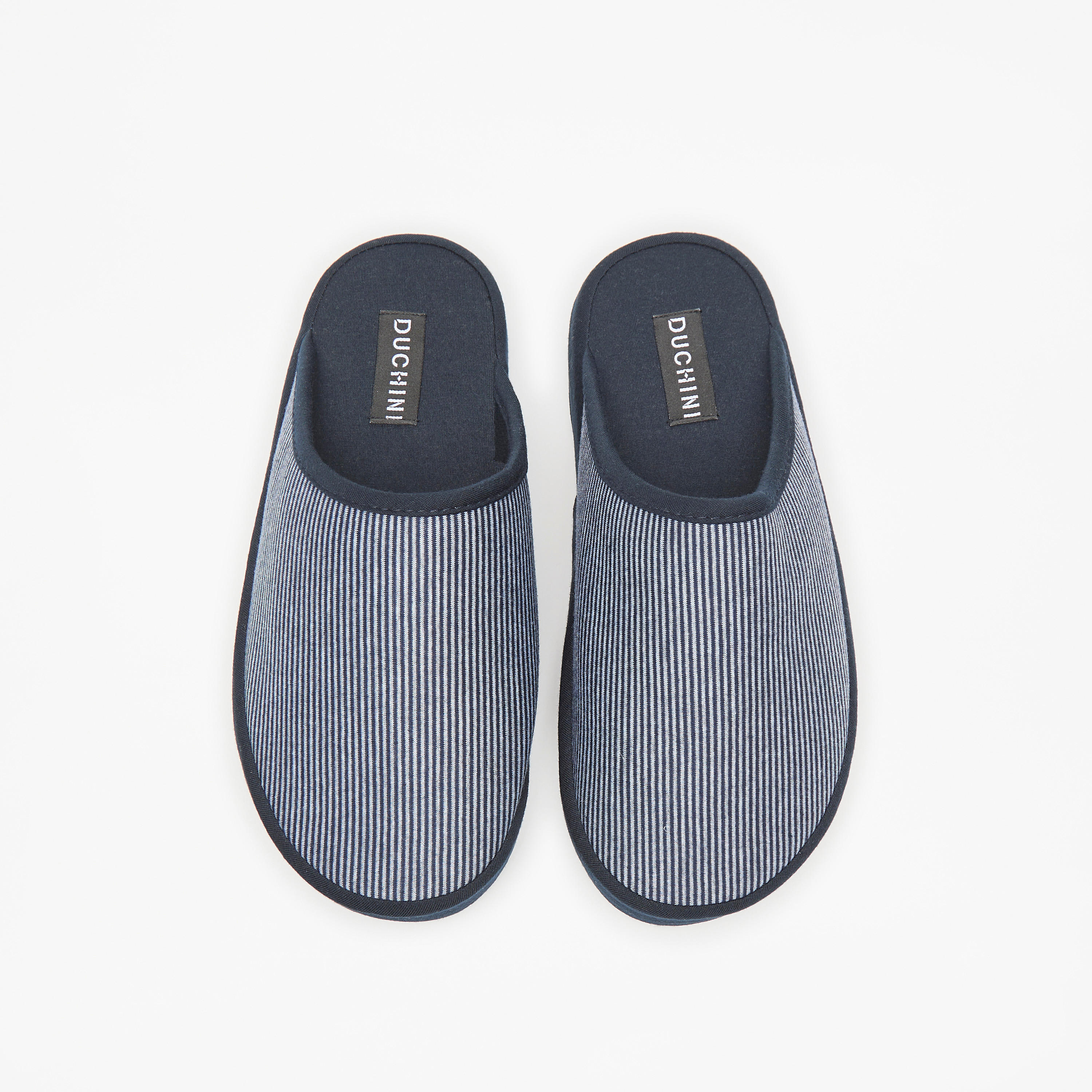 Duchini Men's Striped Slip-On Bedroom Mules-men-shoes-flipflopsandslides-image-1