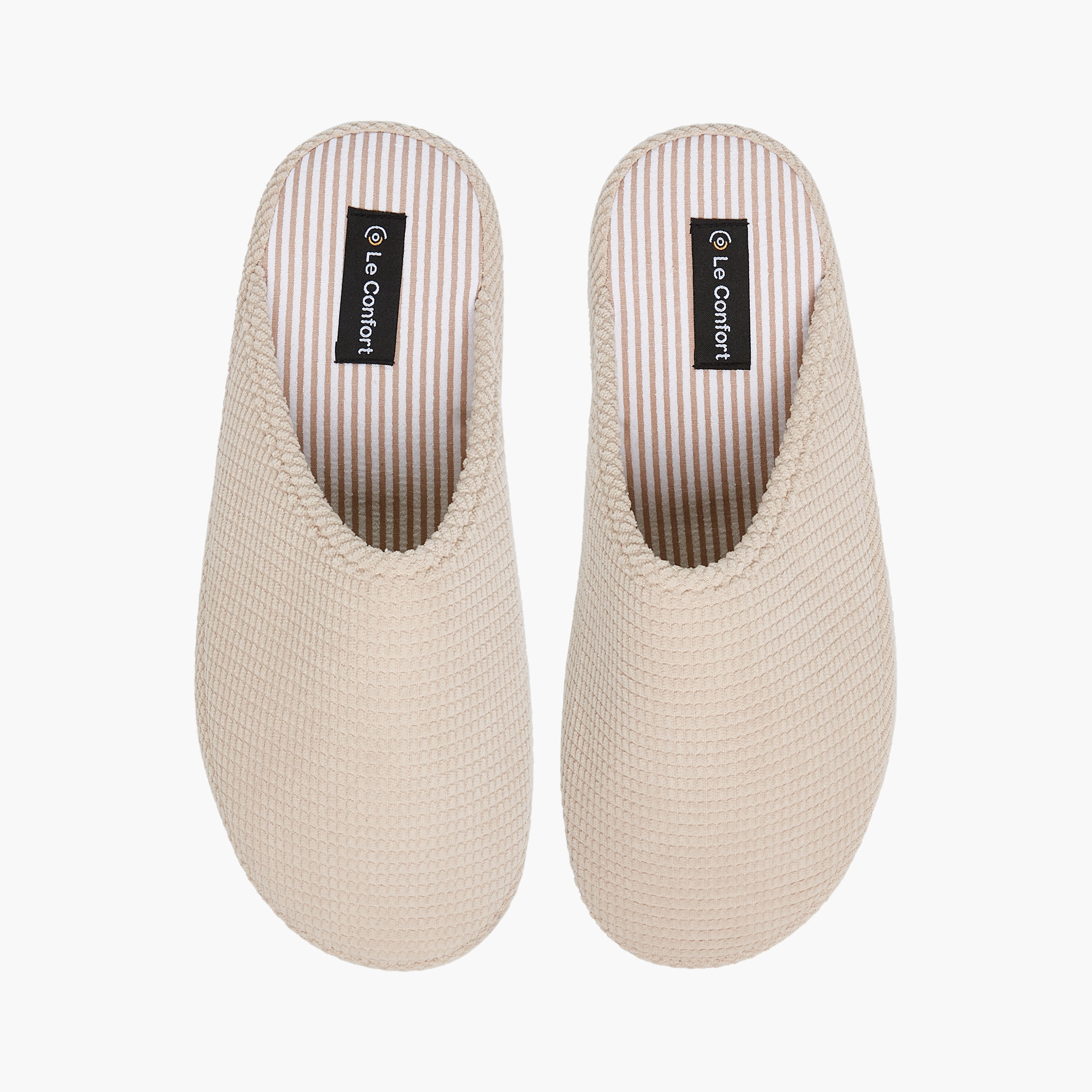 Le Confort Textured Bedroom Slippers-men-shoes-flipflopsandslides-image-1