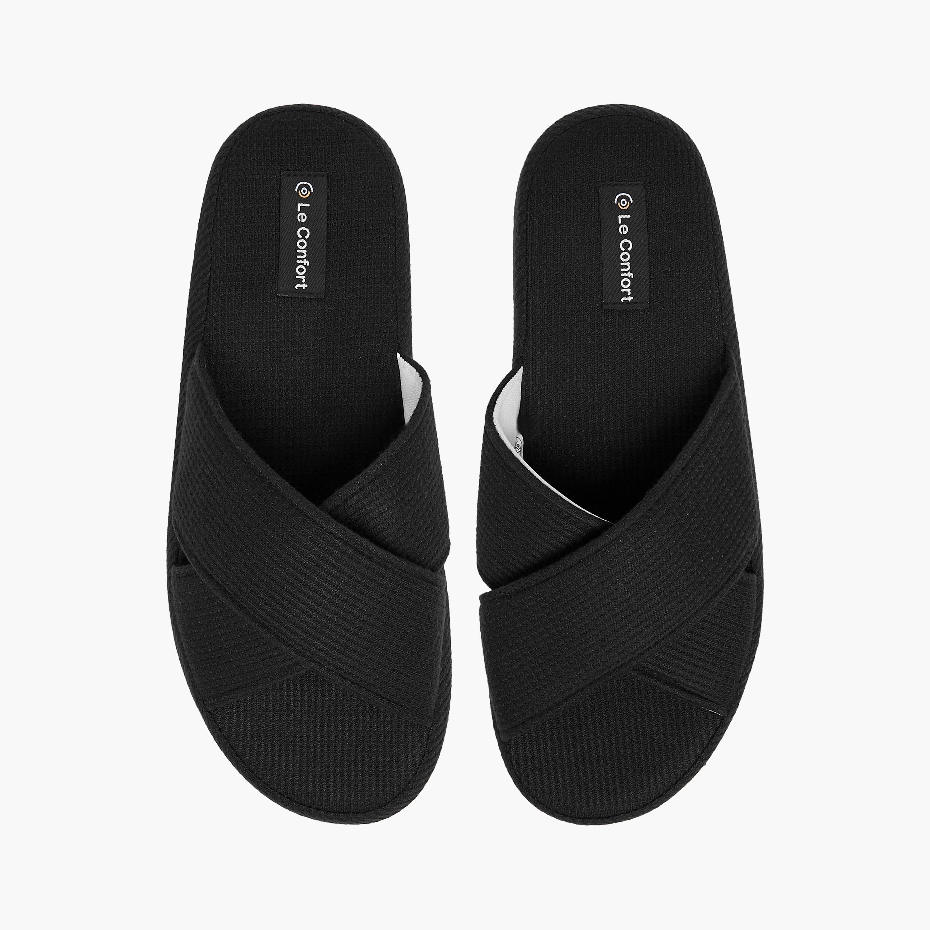 Le Confort Cross Strap Bedroom Slippers-men-shoes-flipflopsandslides-image-1
