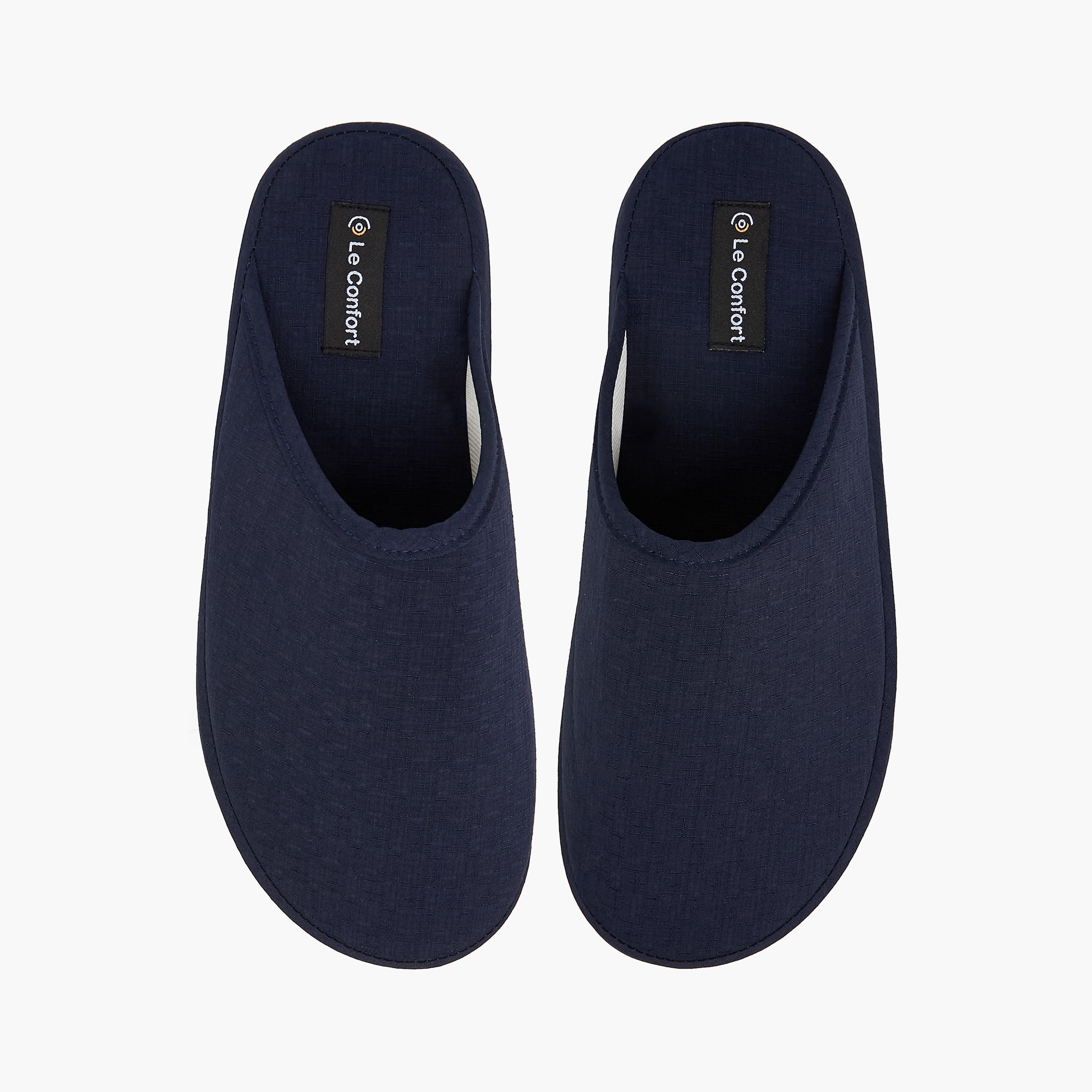 Le Confort Solid Bedroom Slippers-men-shoes-flipflopsandslides-image-1
