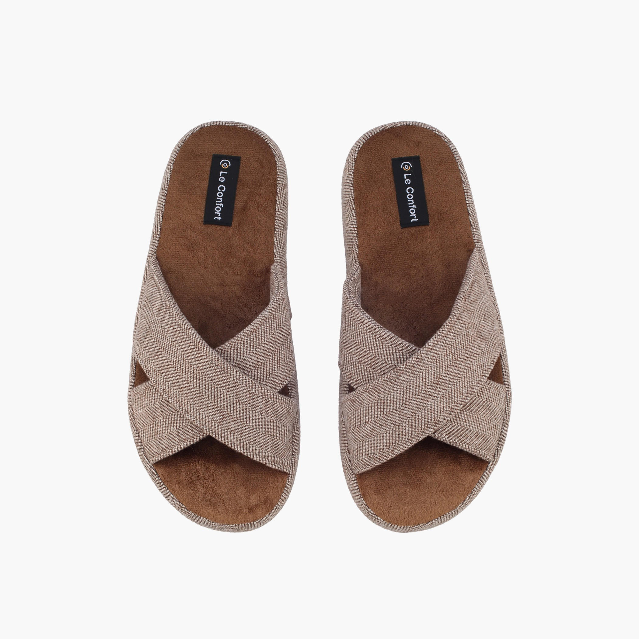 شبشب غرفة نوم بحزام متقاطع للرجال من لو كونفورت-men-shoes-flipflopsandslides-image-1