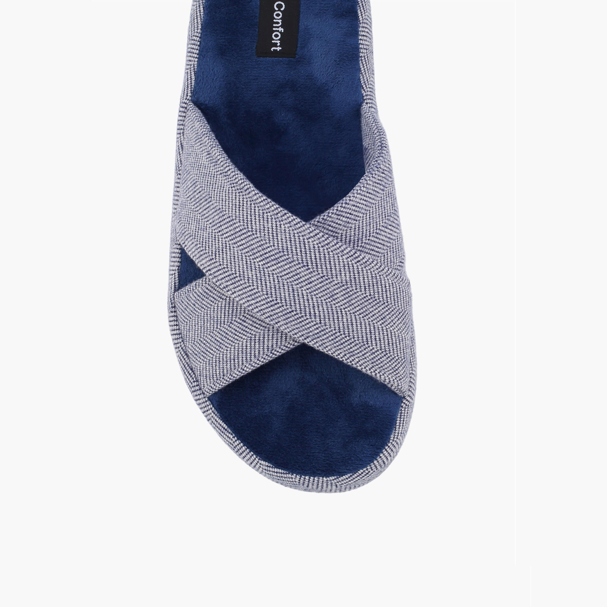 شبشب غرفة نوم بحزام متقاطع للرجال من لو كونفورت-men-shoes-flipflopsandslides-image-3