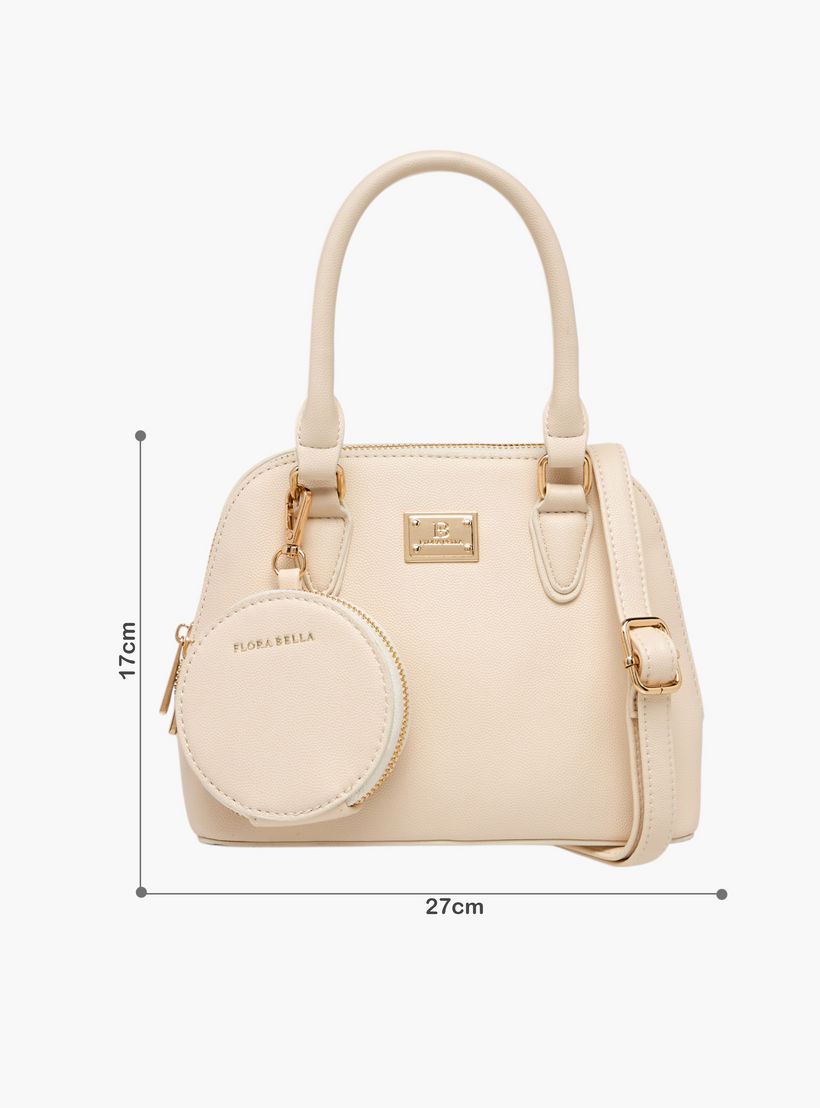 شنطة توتي سادة بمقابض مزدوجة وشنطة عملات معدنية قابلة للفصل من فلورا بيلا-women-bagsandwallets-handbags-image-2